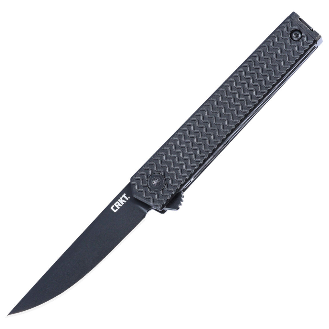 CRKT CEO Microflipper 2.36" D2 Black IKBS Aluminum Folding Knife by Richard Rogers 7081D2K