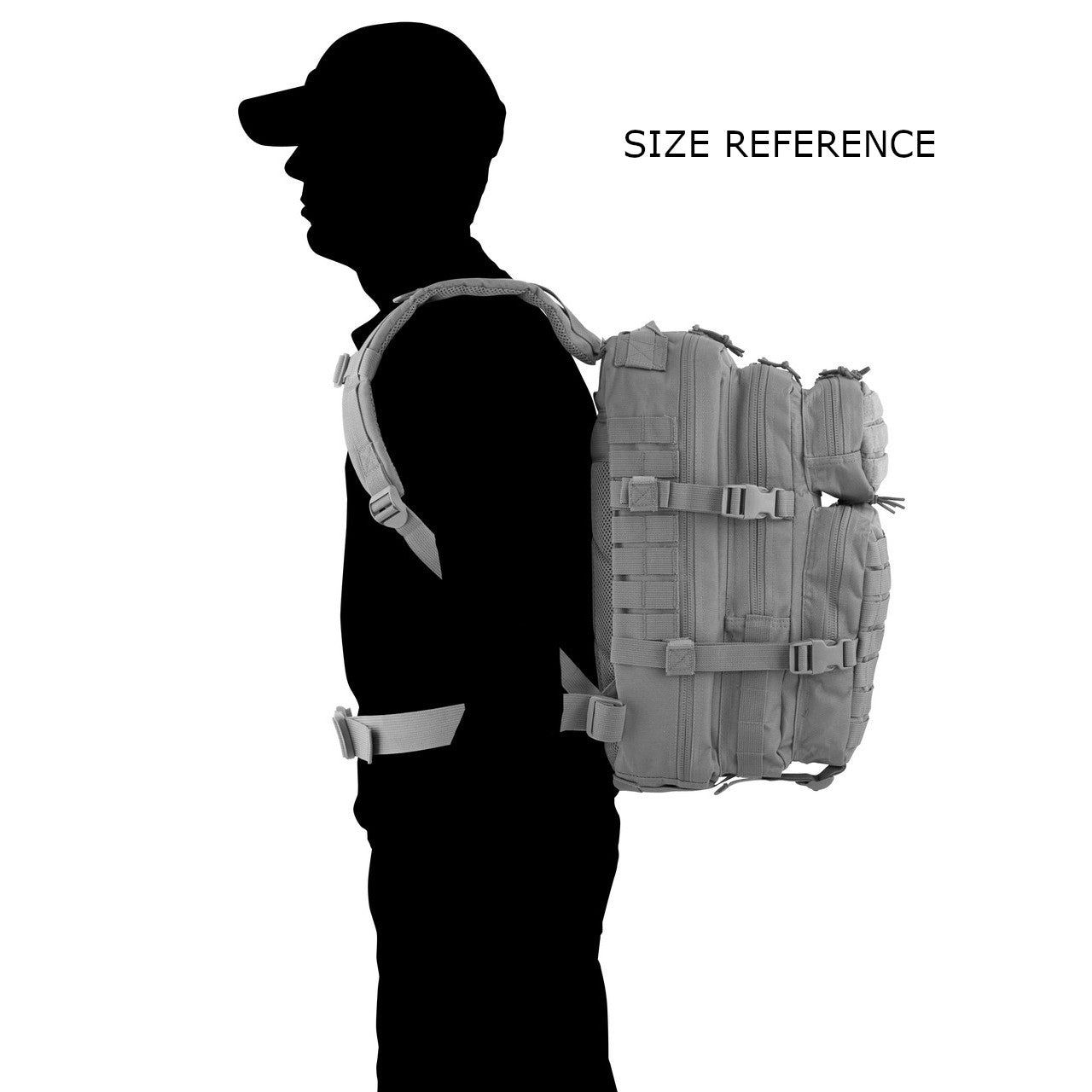 Red Rock Outdoor Urban Assault Pack 28L Gray