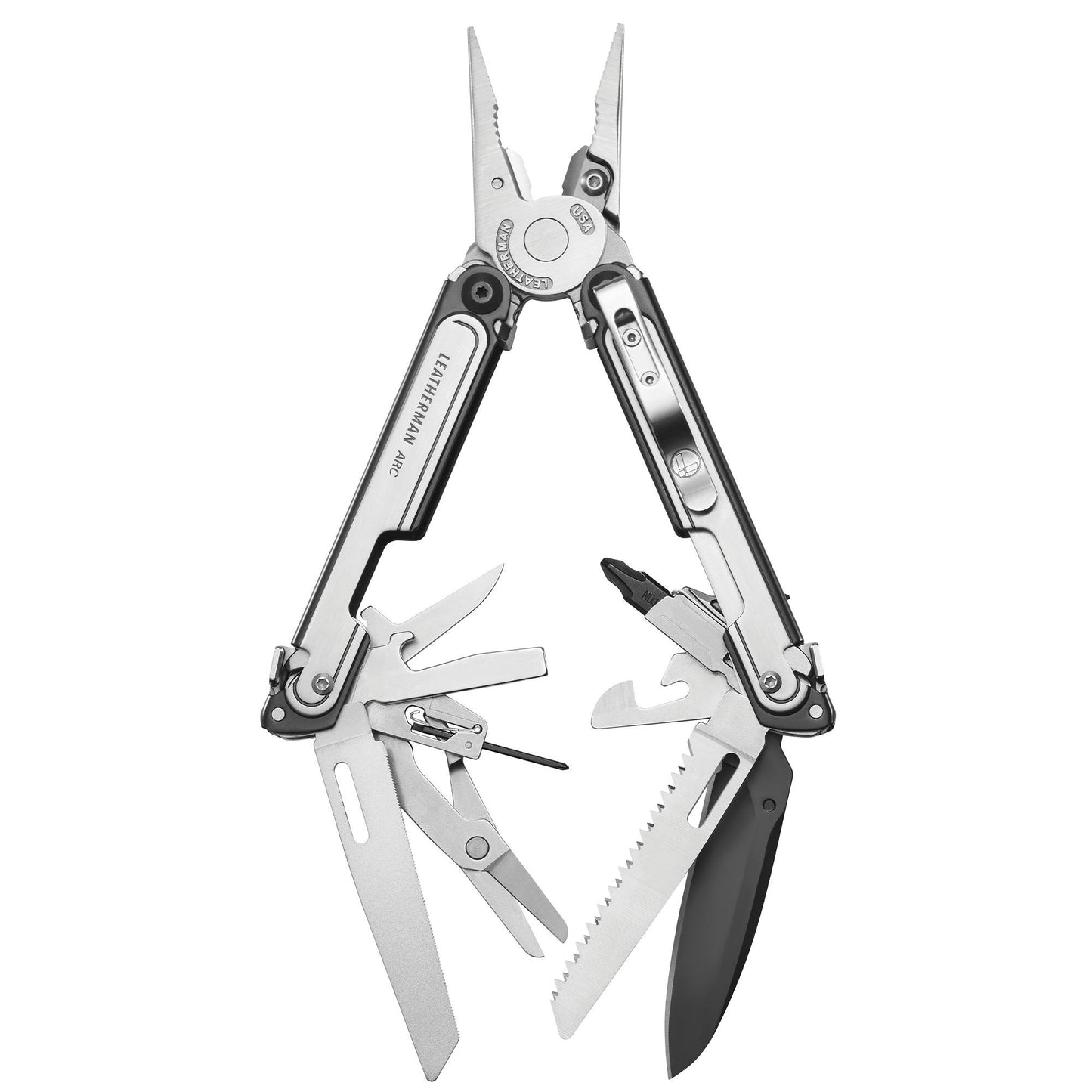 Leatherman ARC 4.25" Multi Tool with DLC MagnaCut Blade and Bit Kit and Nylon Sheath