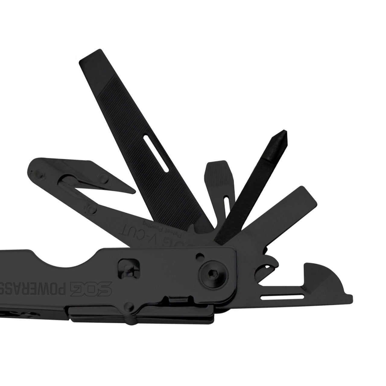 SOG PowerAssist Black 16-Tool Multi-Tool with Sheath