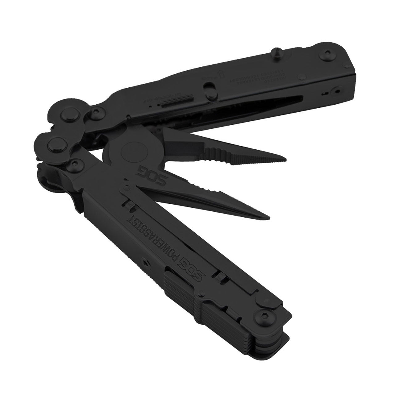 SOG PowerAssist Black 16-Tool Multi-Tool with Sheath