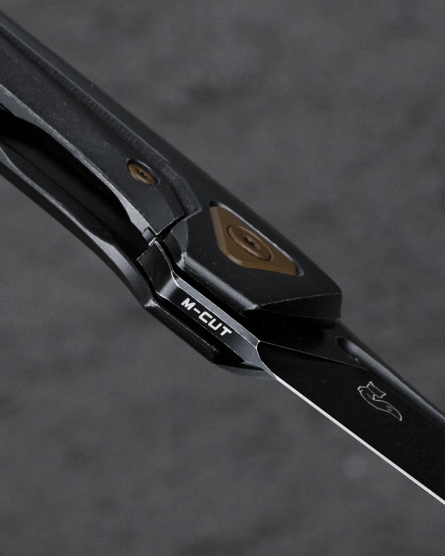 Bestech VK-Navi 3.3" Magnacut Black Stonewash Titanium Folding Knife by Vulpex BT2404E