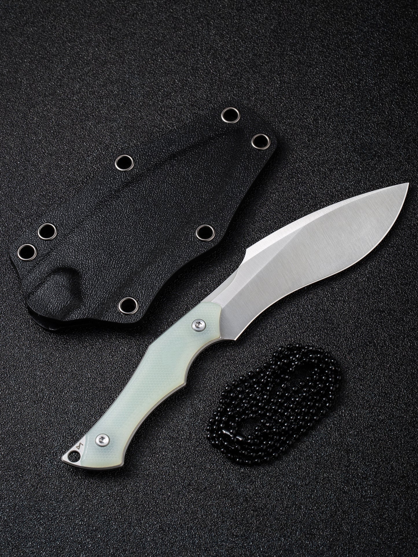 Civivi Vaquita II 3.2" Nitro V Satin Natural G10 Mini Kukri Fixed Blade Knife by Nate Matlack C047C-2