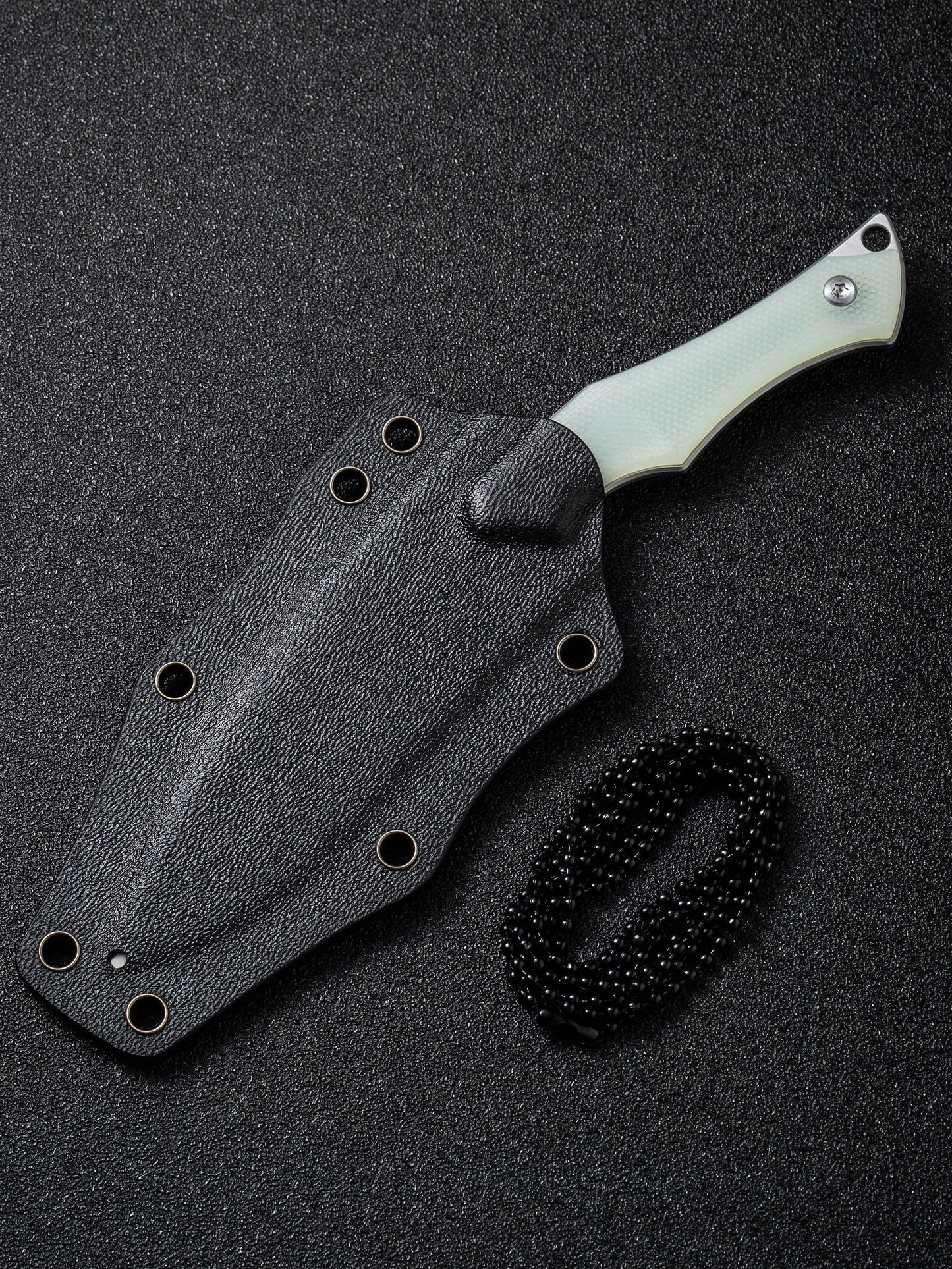 Civivi Vaquita II 3.2" Nitro V Satin Natural G10 Mini Kukri Fixed Blade Knife by Nate Matlack C047C-2