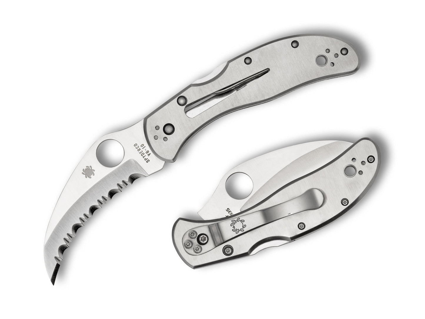 Spyderco Harpy 2.75" VG-10 SpyderEdge Hawkbill Folding Knife C08S