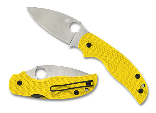 Spyderco Sage 5 Salt 3" CPM Magnacut Yellow FRN Folding Knife C123PYL