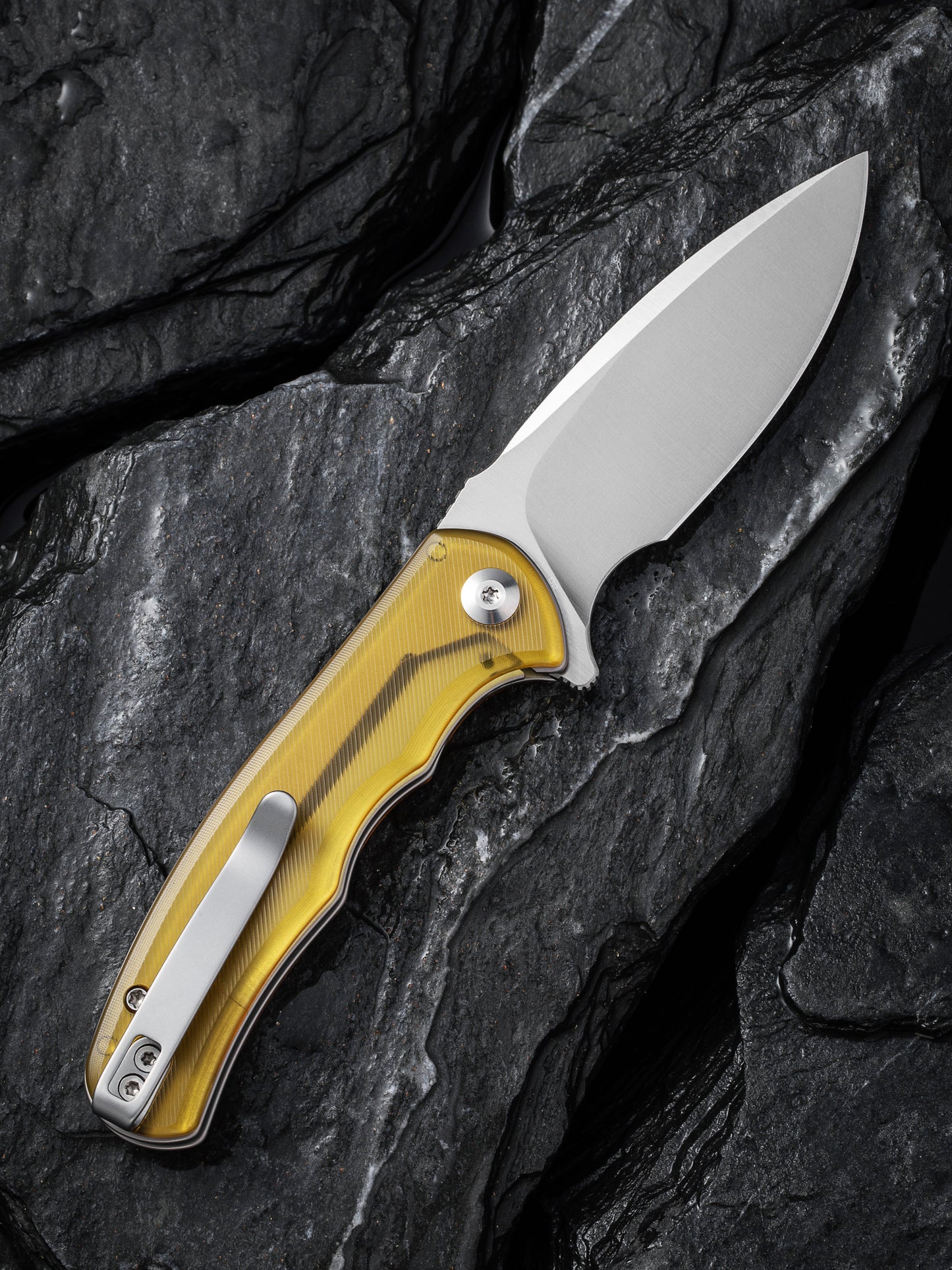 Civivi Mini Praxis 2.98" D2 Polished Ultem Folding Knife C18026C-4