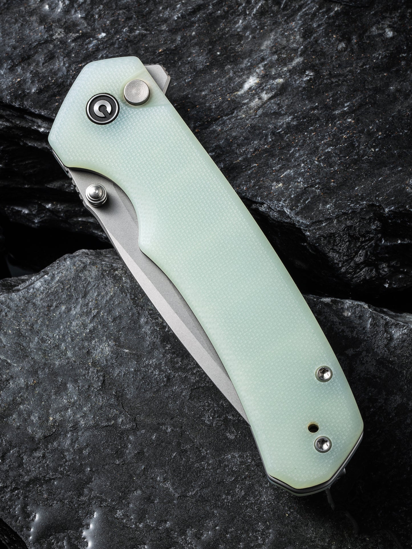 Civivi Brazen Tanto Button Lock 3.46" Sandvik 14C28N Natural G10 Knife C19059C-3