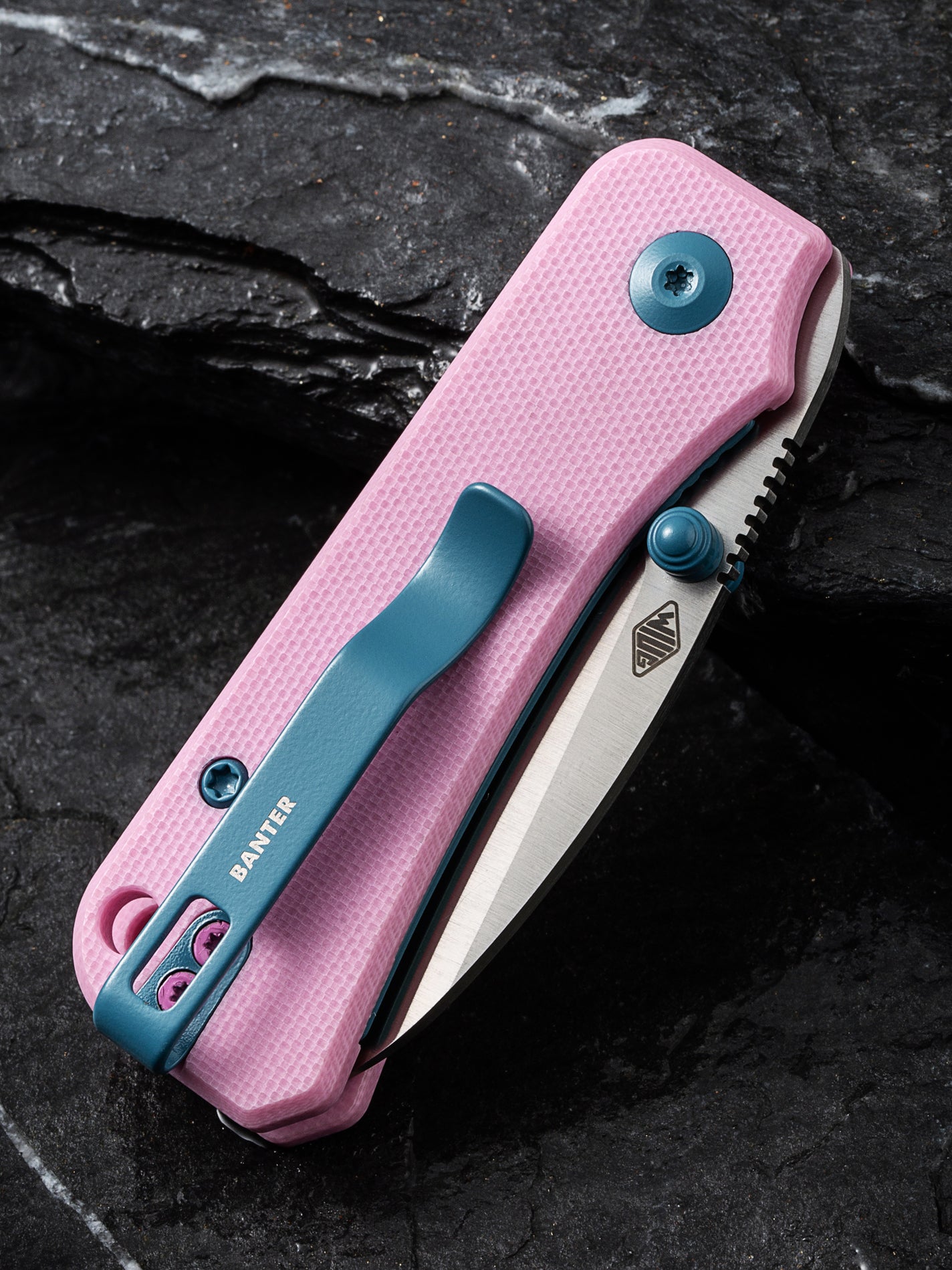 Civivi Baby Banter 2.34" Nitro-V Pink G10 Folding Knife C19068S-10