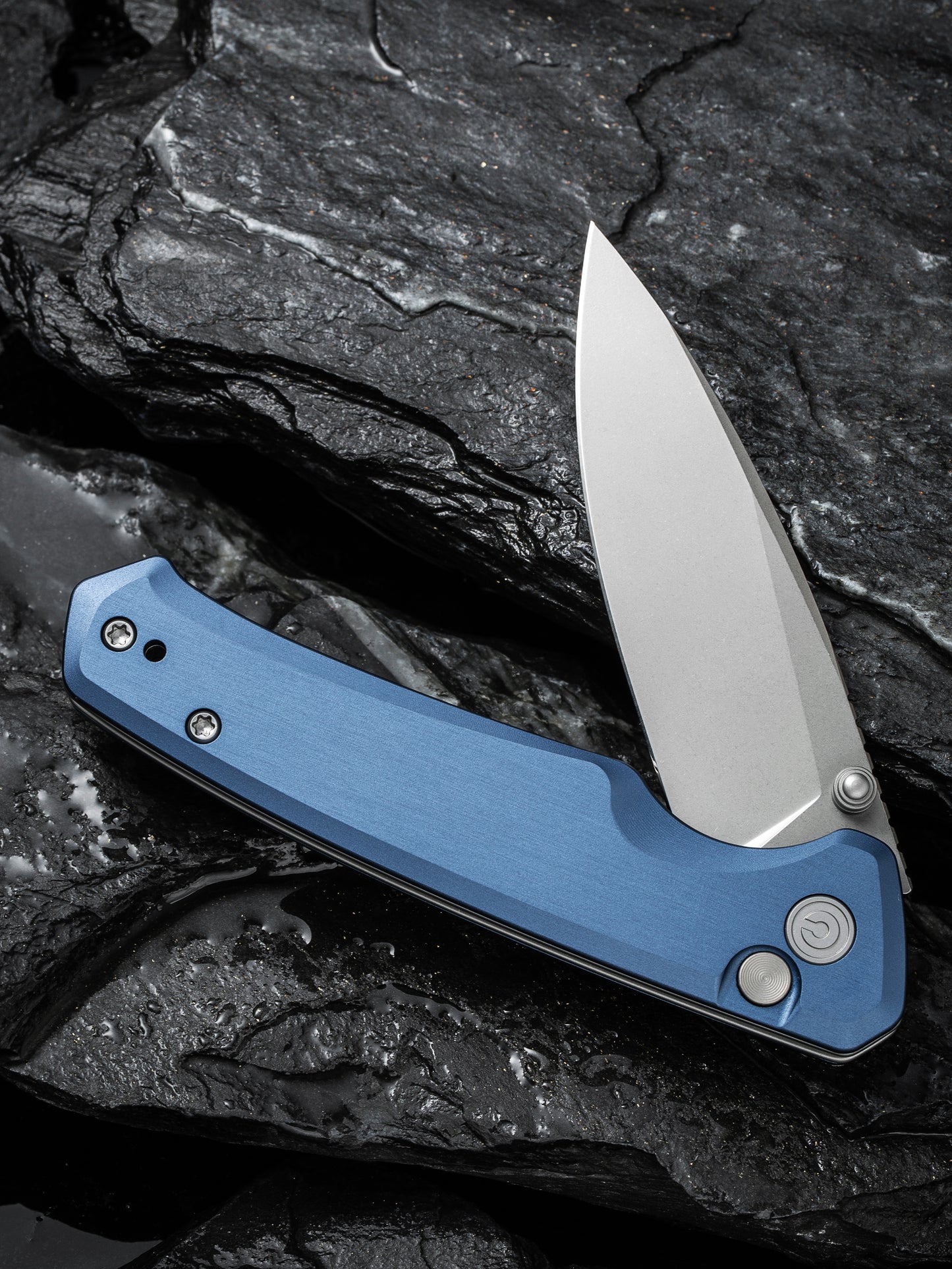 Civivi Altus 2.97" Nitro-V Blue Aluminium Folding Knife C20076-6