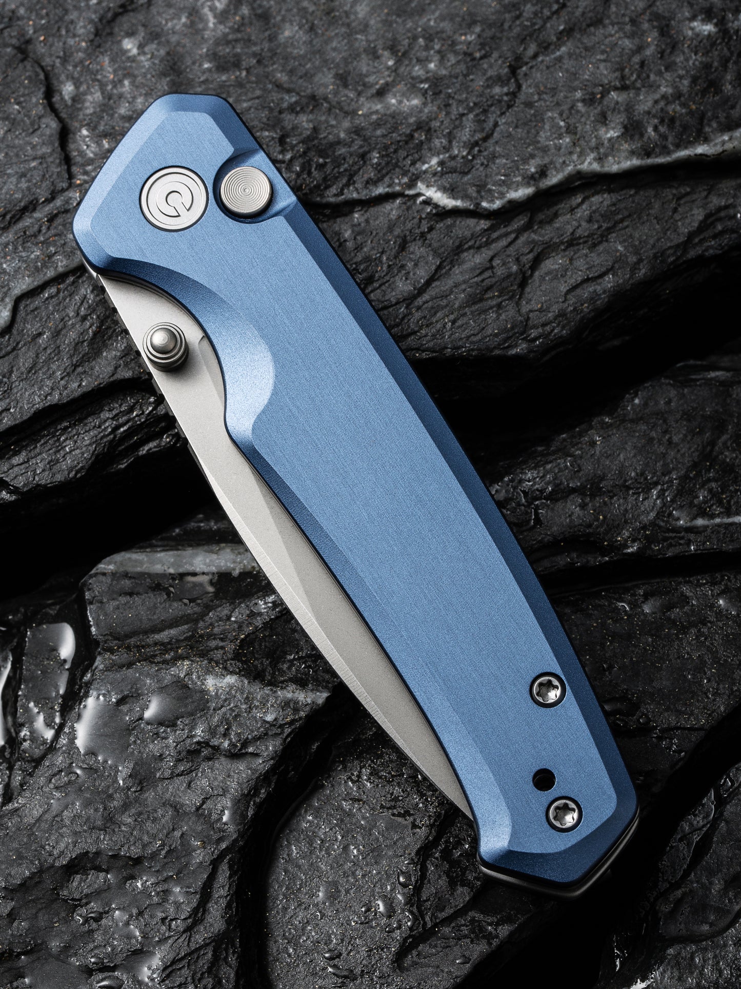 Civivi Altus 2.97" Nitro-V Blue Aluminium Folding Knife C20076-6