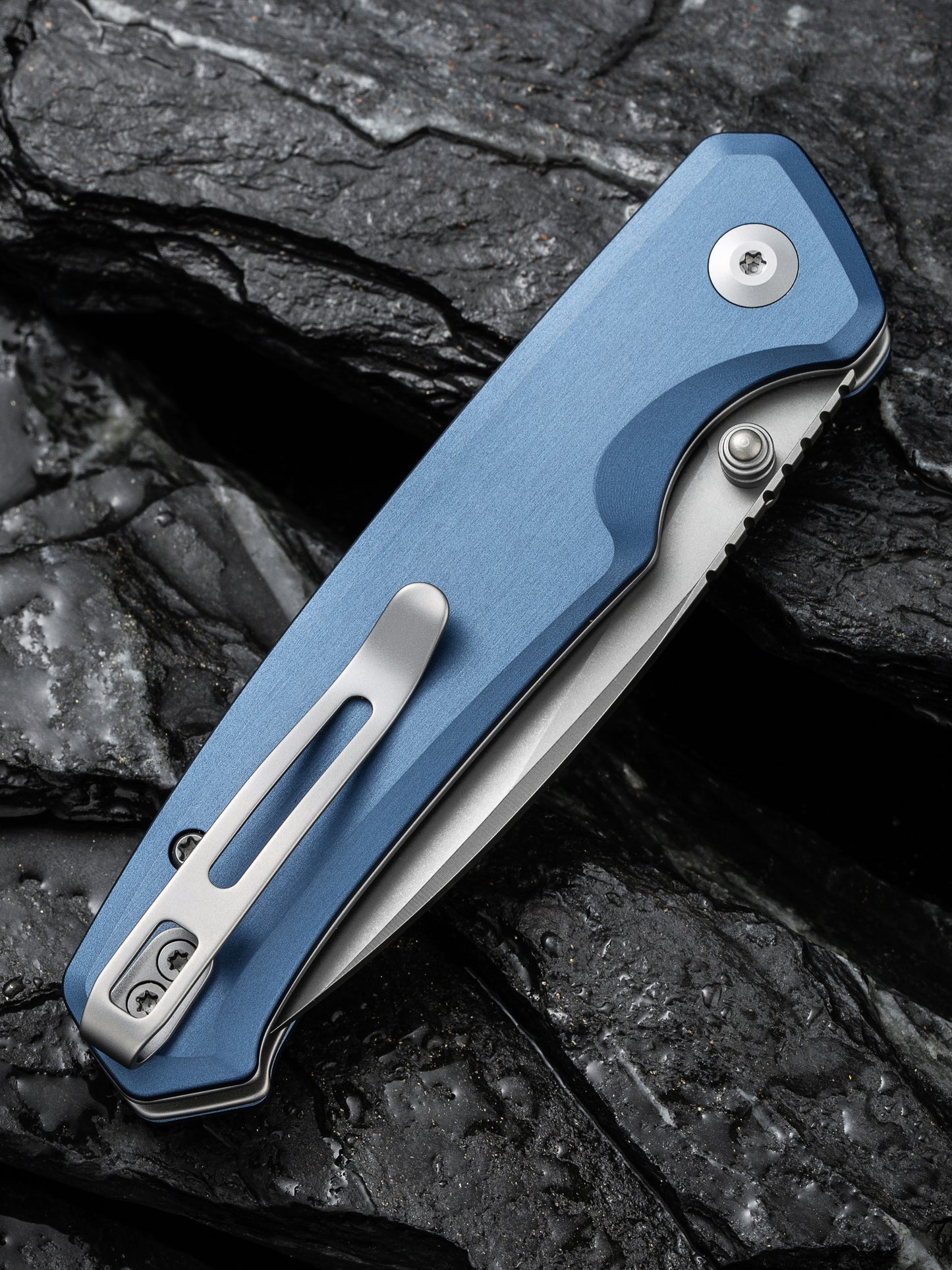 Civivi Altus 2.97" Nitro-V Blue Aluminium Folding Knife C20076-6