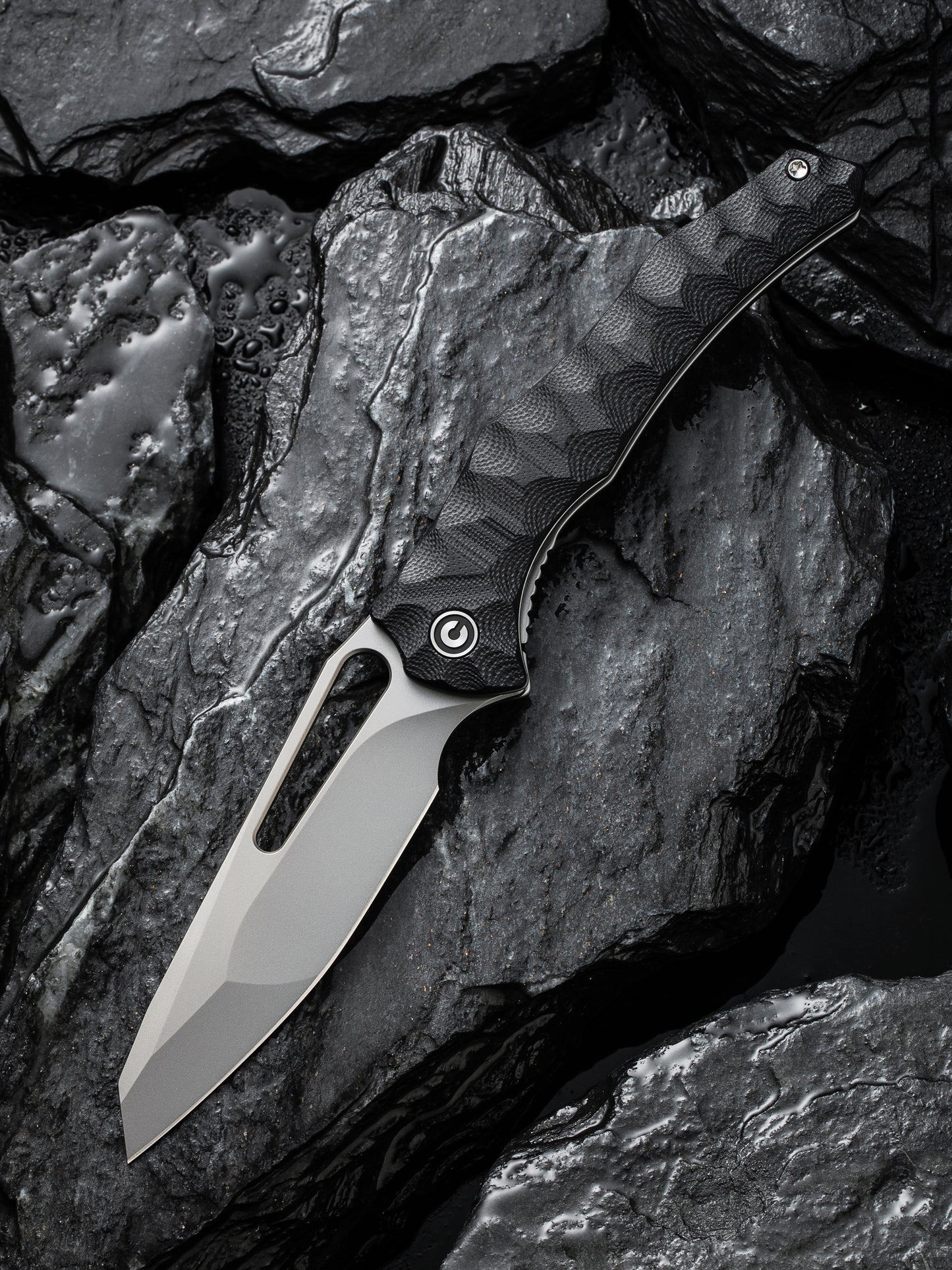 Civivi Spiny Dogfish 3.47" Sandvik 14C28N Black G10 Folding Knife by Gavko C22006-1