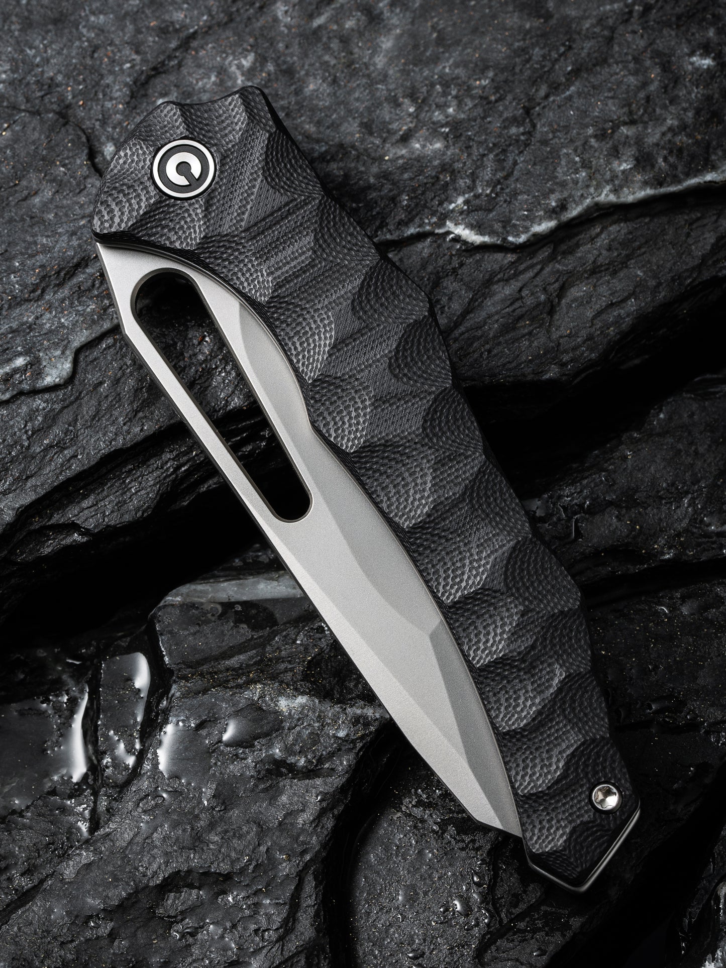 Civivi Spiny Dogfish 3.47" Sandvik 14C28N Black G10 Folding Knife by Gavko C22006-1