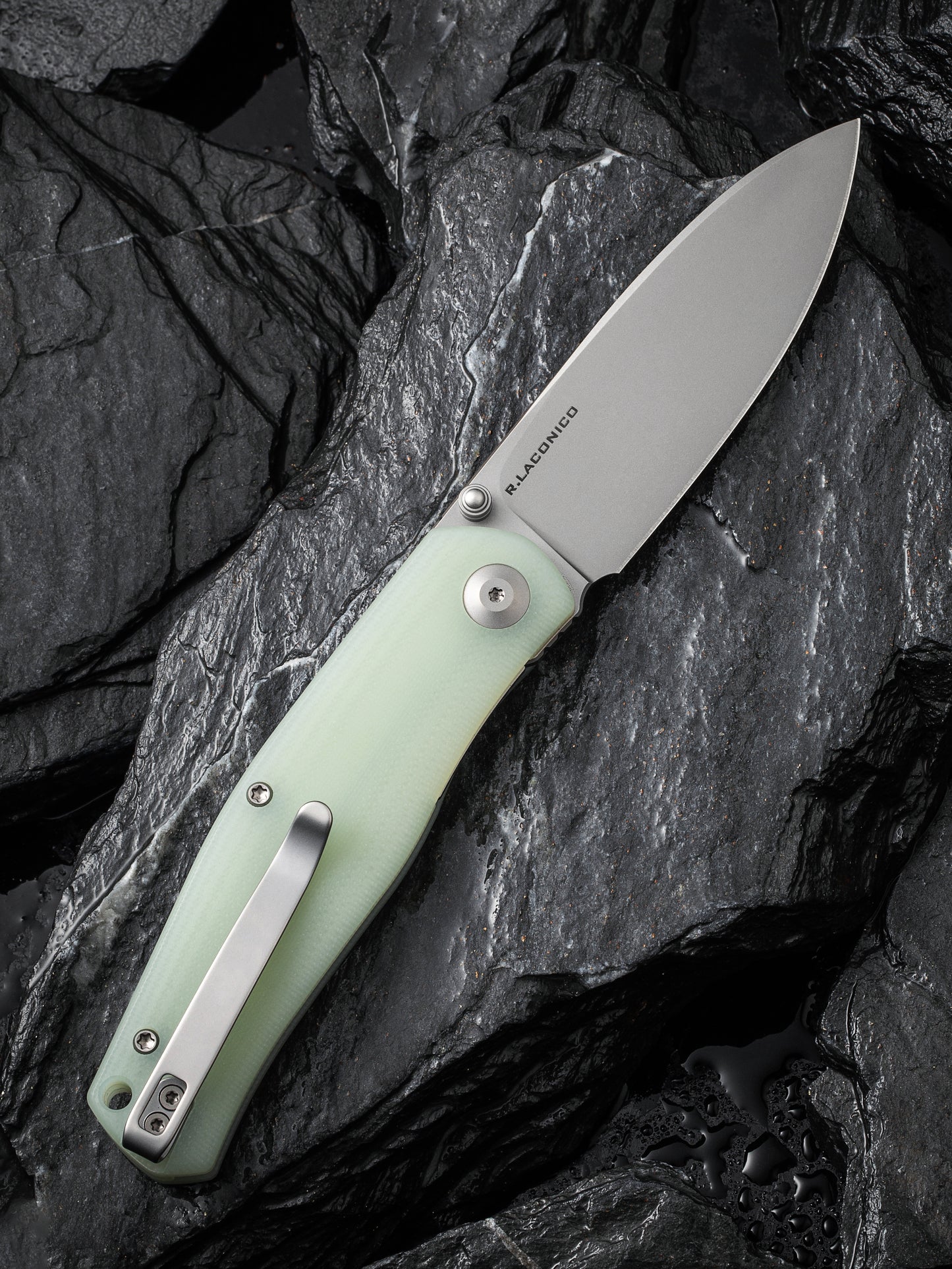 Civivi Sokoke 3.35" 14C28N Natural G10 Folding Knife by Ray Laconico C22007-5