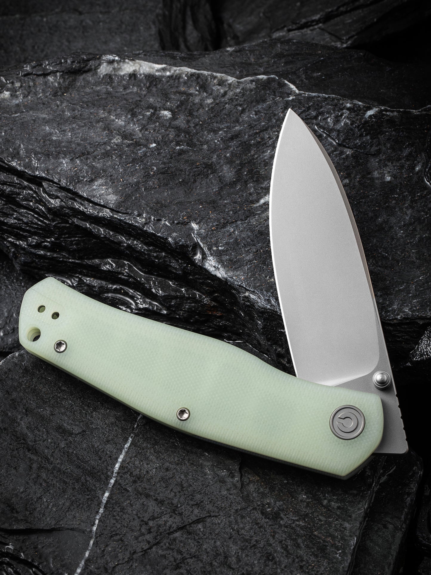 Civivi Sokoke 3.35" 14C28N Natural G10 Folding Knife by Ray Laconico C22007-5
