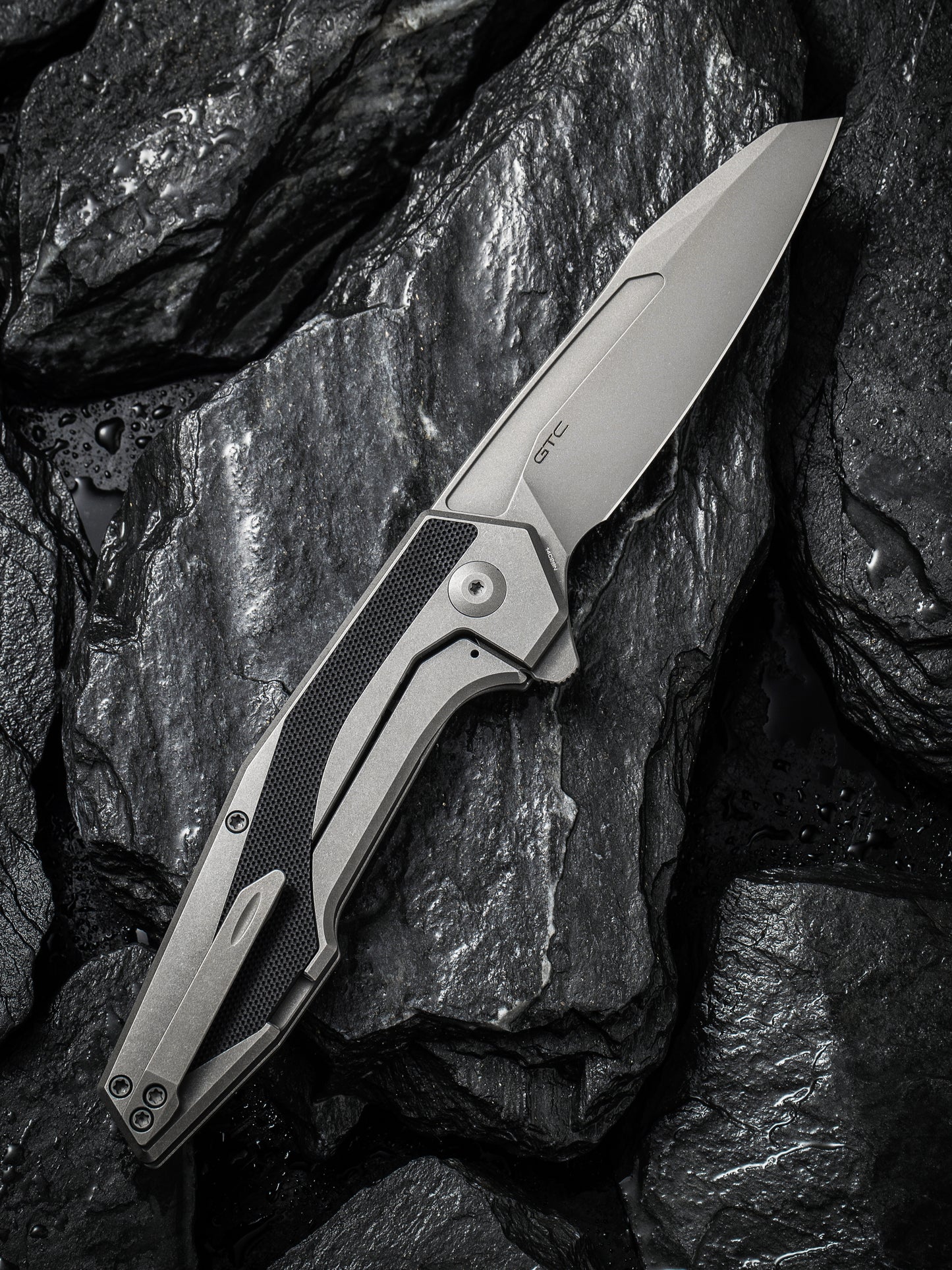 Civivi Hypersonic 3.7" Sandvik 14C28N Gray G10 Folding Knife by Gustavo T. Cecchini C22011-2