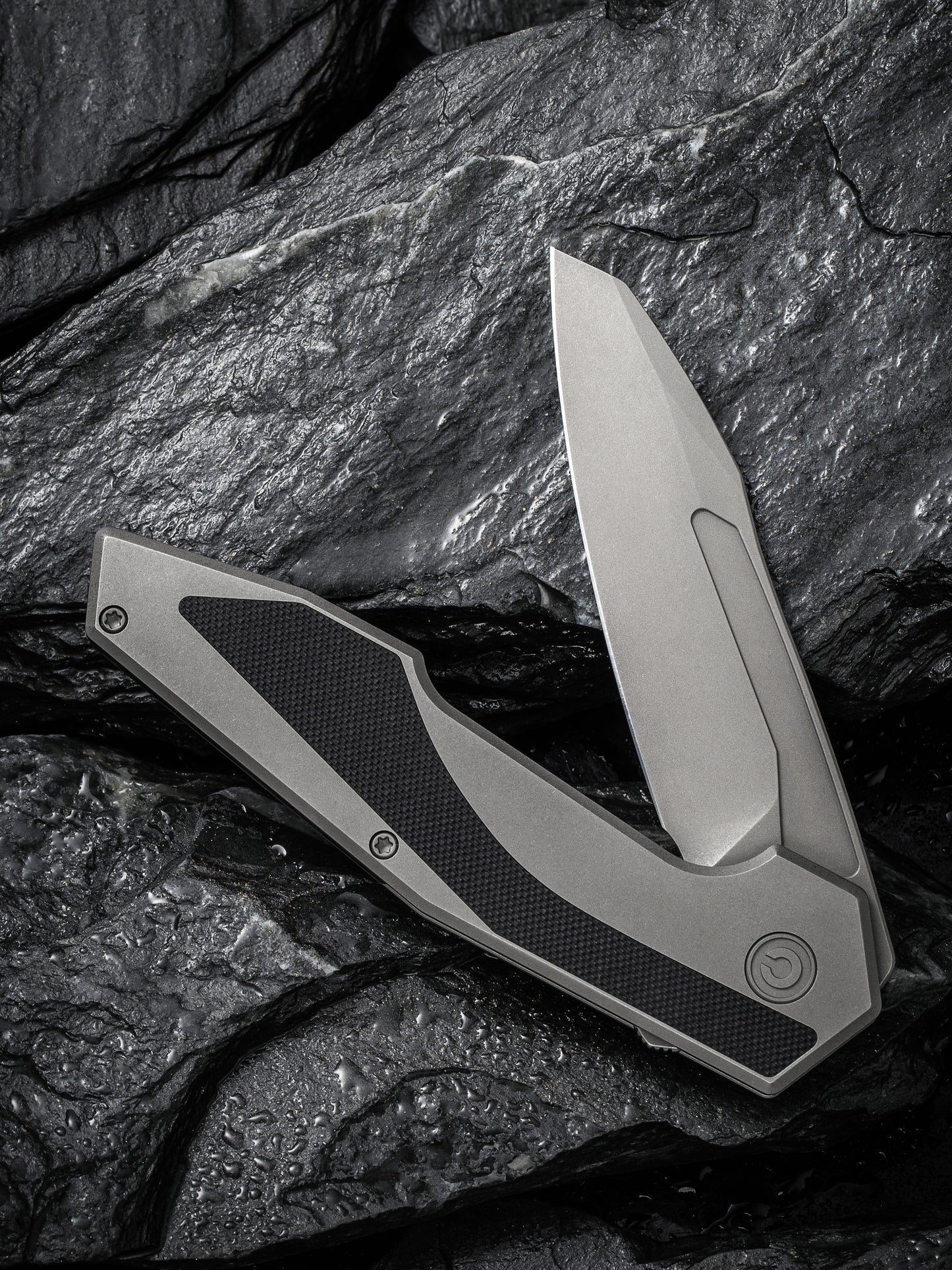 Civivi Hypersonic 3.7" Sandvik 14C28N Gray G10 Folding Knife by Gustavo T. Cecchini C22011-2