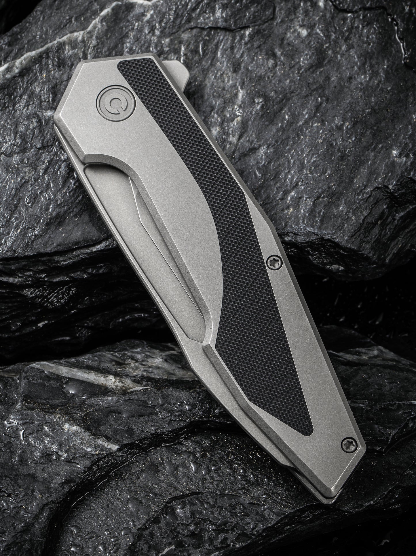 Civivi Hypersonic 3.7" Sandvik 14C28N Gray G10 Folding Knife by Gustavo T. Cecchini C22011-2