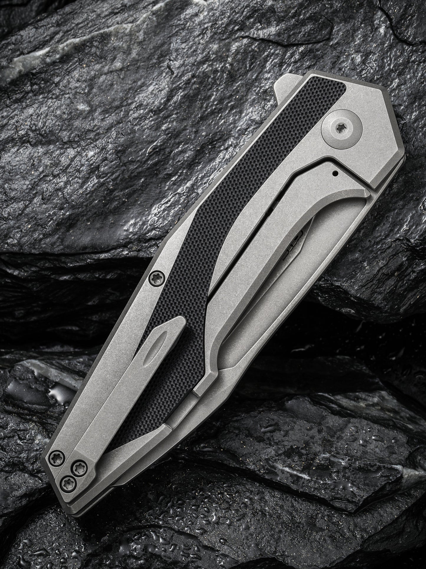 Civivi Hypersonic 3.7" Sandvik 14C28N Gray G10 Folding Knife by Gustavo T. Cecchini C22011-2