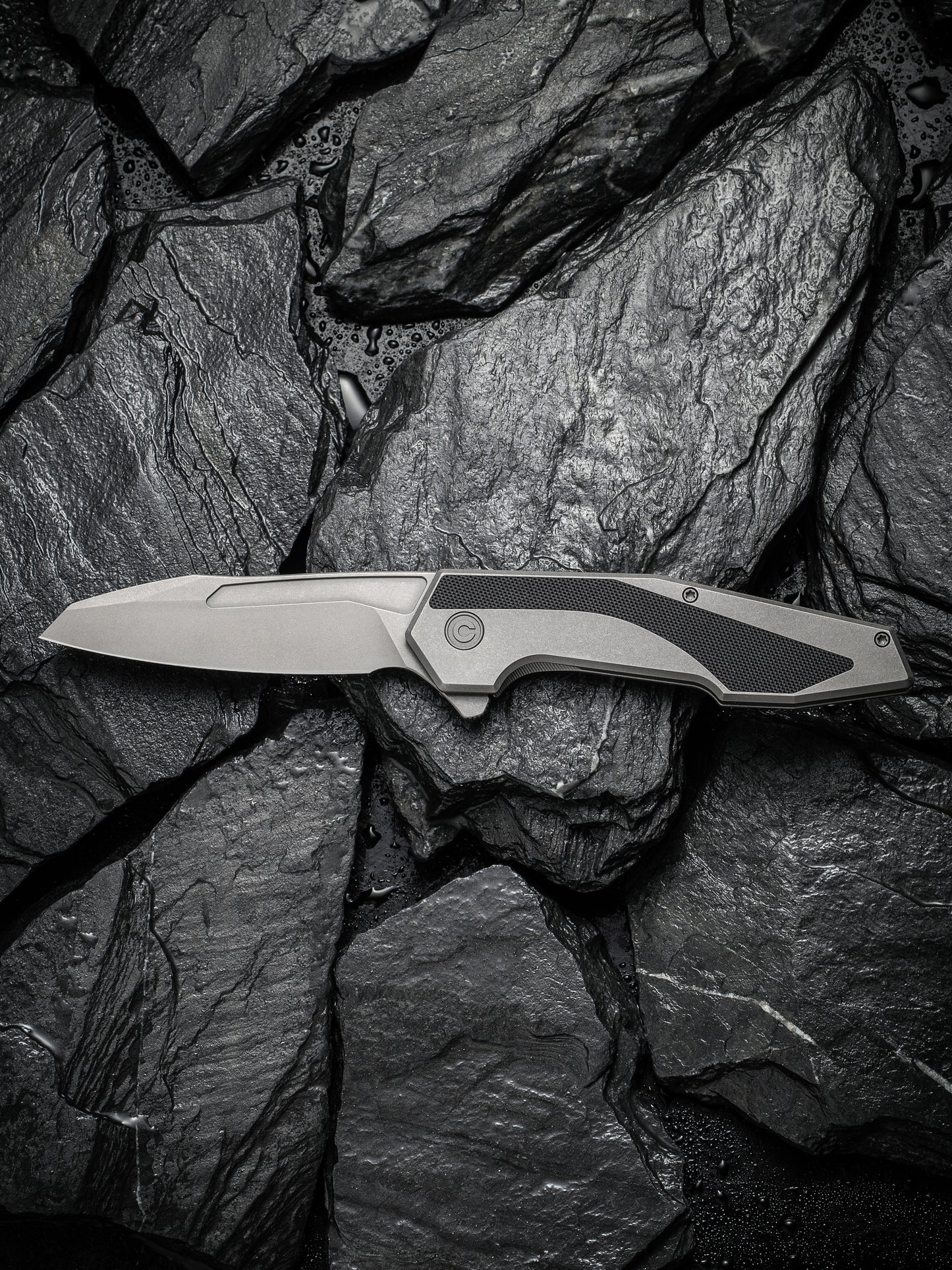 Civivi Hypersonic 3.7" Sandvik 14C28N Gray G10 Folding Knife by Gustavo T. Cecchini C22011-2