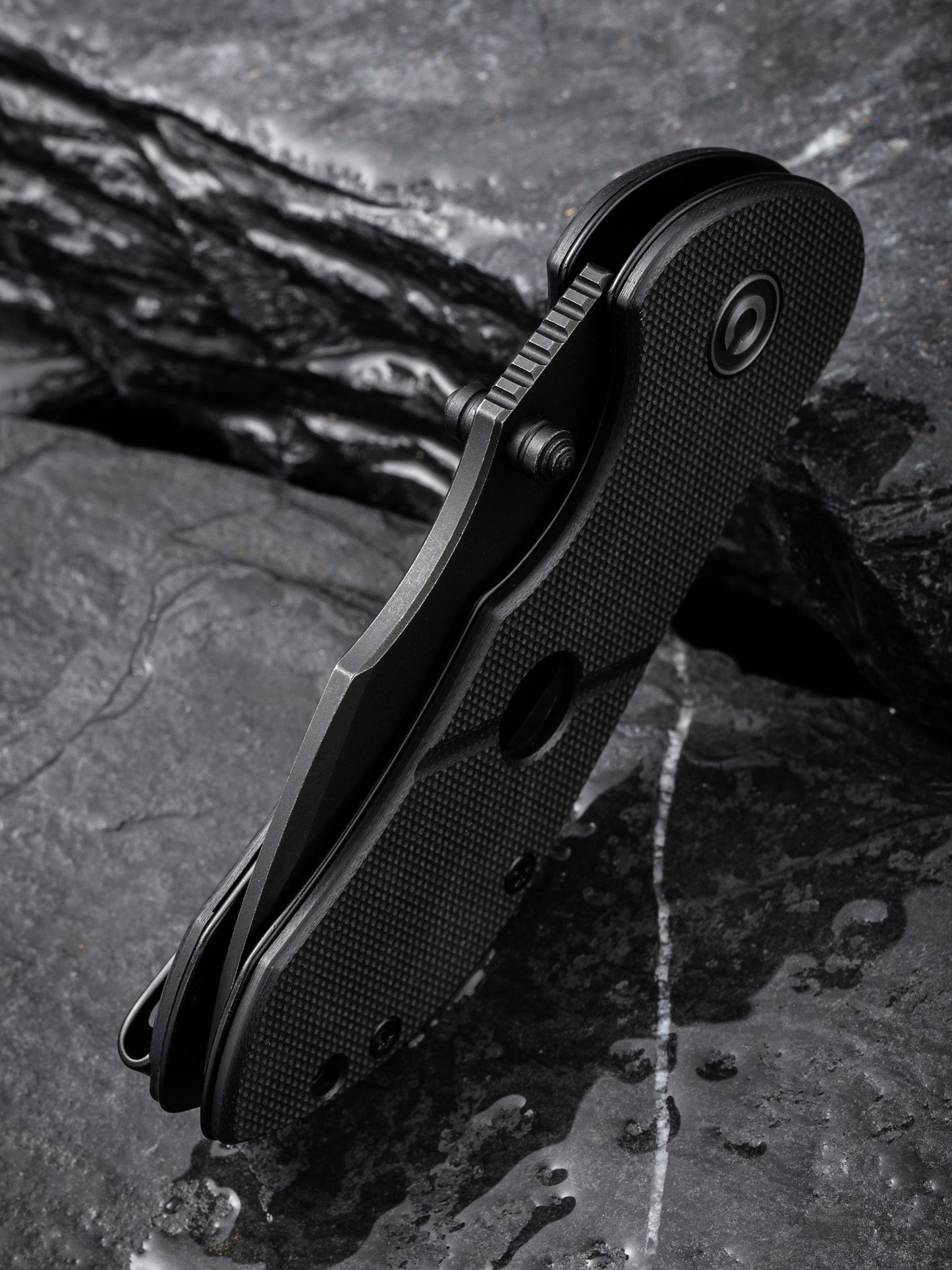 Civivi Gordo 2.51" D2 Black G10 Folding Knife by Peter Carey C22018C-1