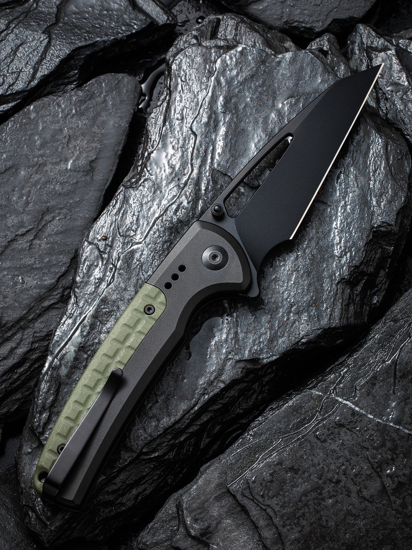 Civivi Sentinel Strike 3.7" K110 Black/OD Green Aluminium Folding Knife C22025B-3