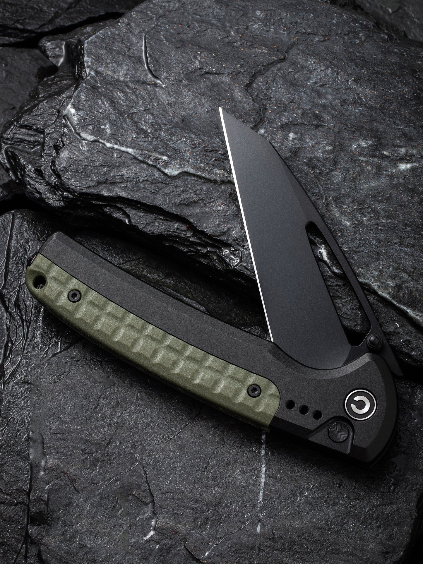 Civivi Sentinel Strike 3.7" K110 Black/OD Green Aluminium Folding Knife C22025B-3