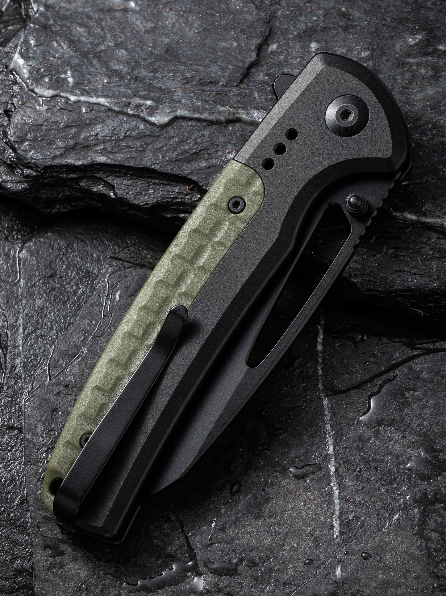 Civivi Sentinel Strike 3.7" K110 Black/OD Green Aluminium Folding Knife C22025B-3