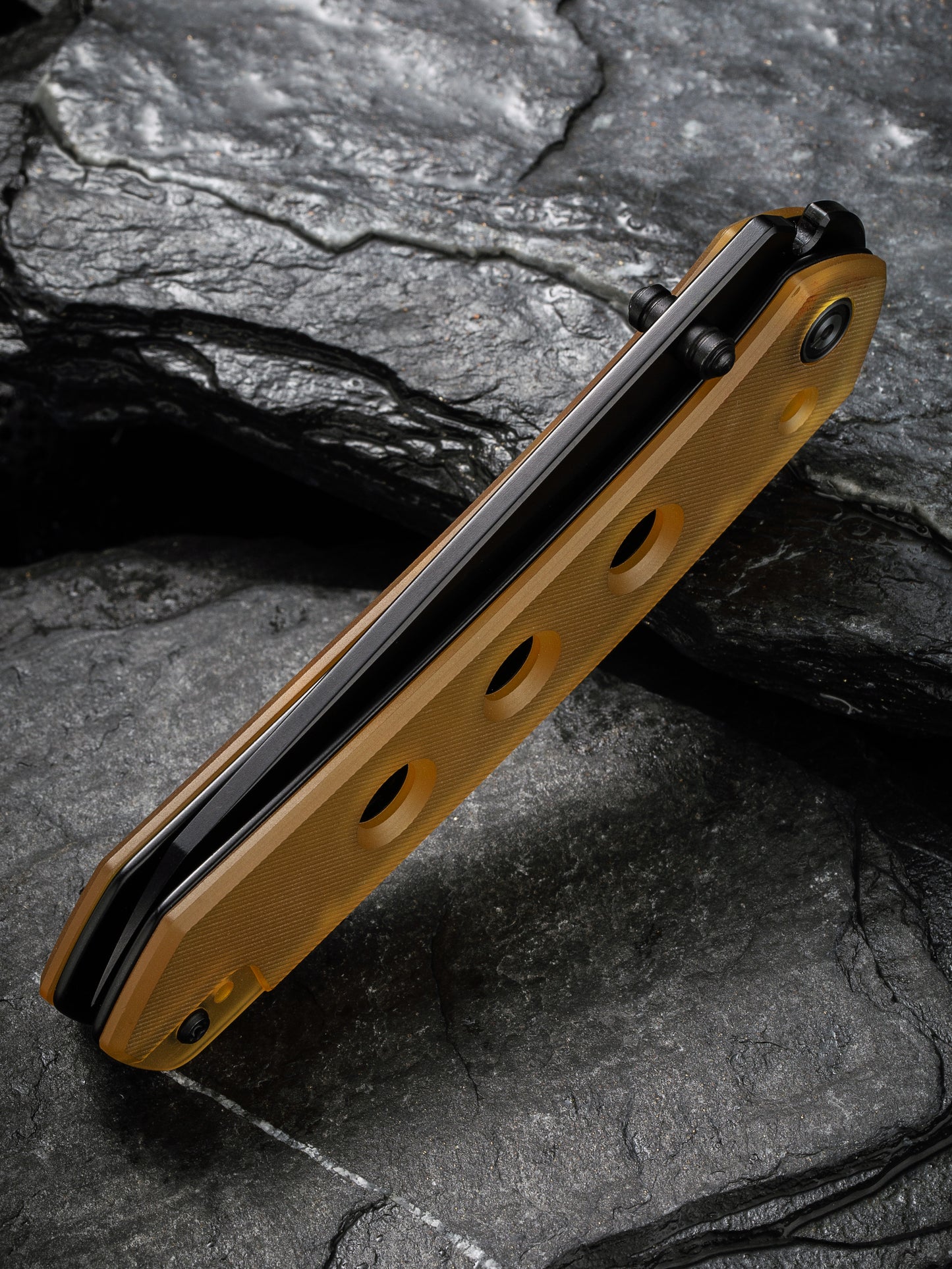 Civivi Vision FG 3.54" Nitro-V Black Bead Blasted Ultem Folding Knife by Snecx C22036-6