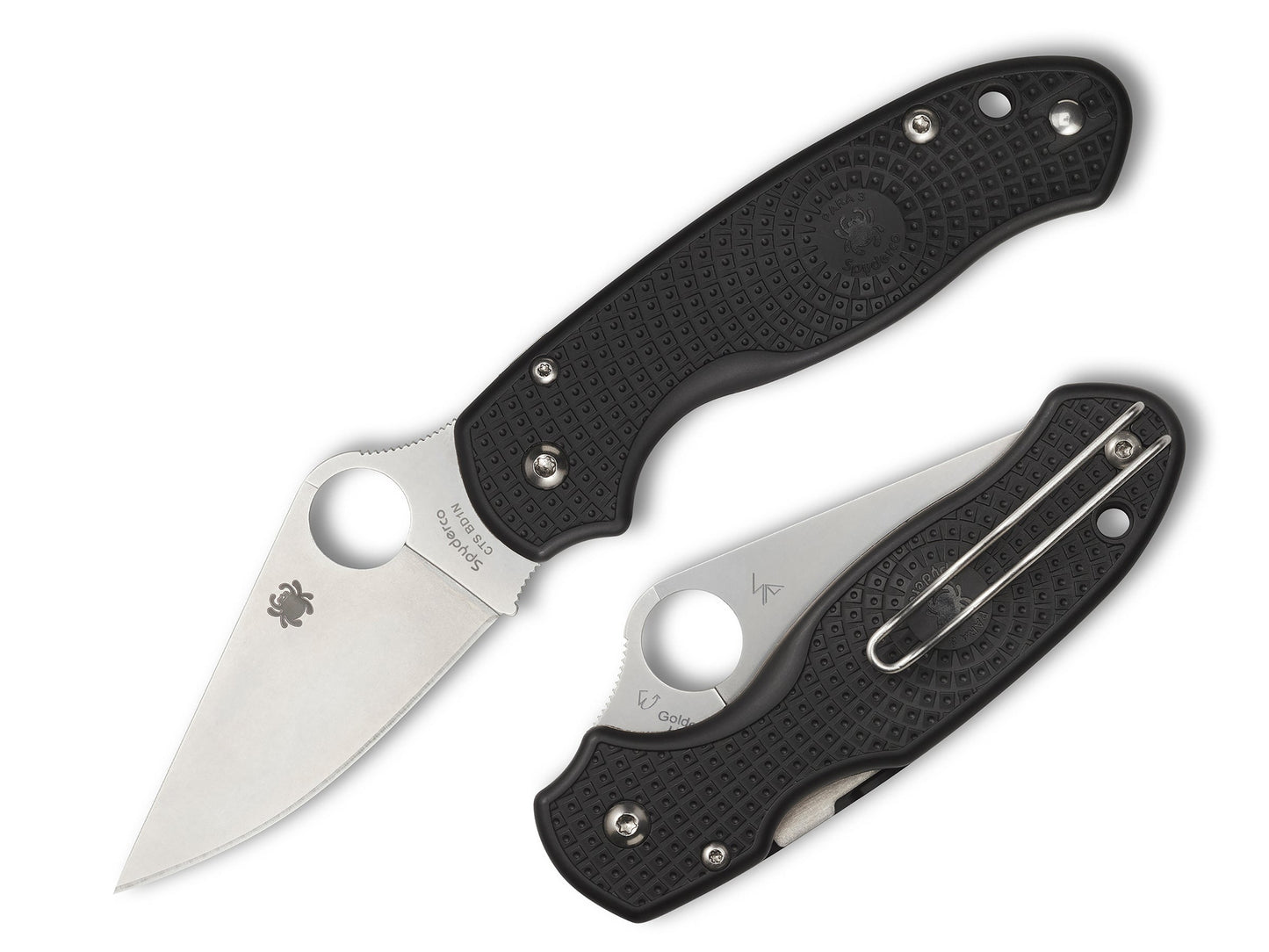 Spyderco Para 3 Lightweight 2.93" CTS BD1N FRN Folding Knife C223PBK