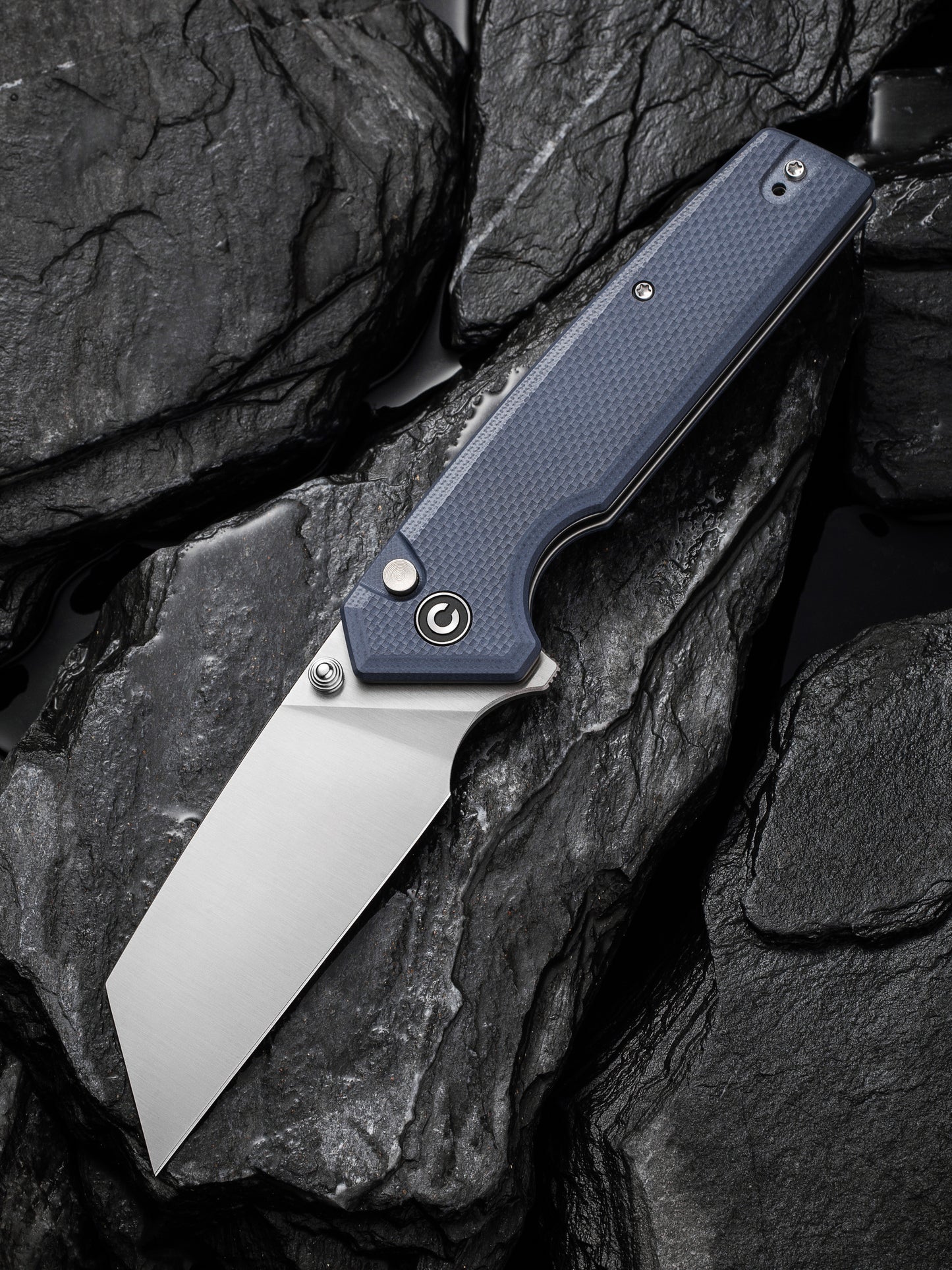 Civivi Amirite 3.48" Nitro-V Modified Wharncliffe Blue G10 Folding Knife C23028-1