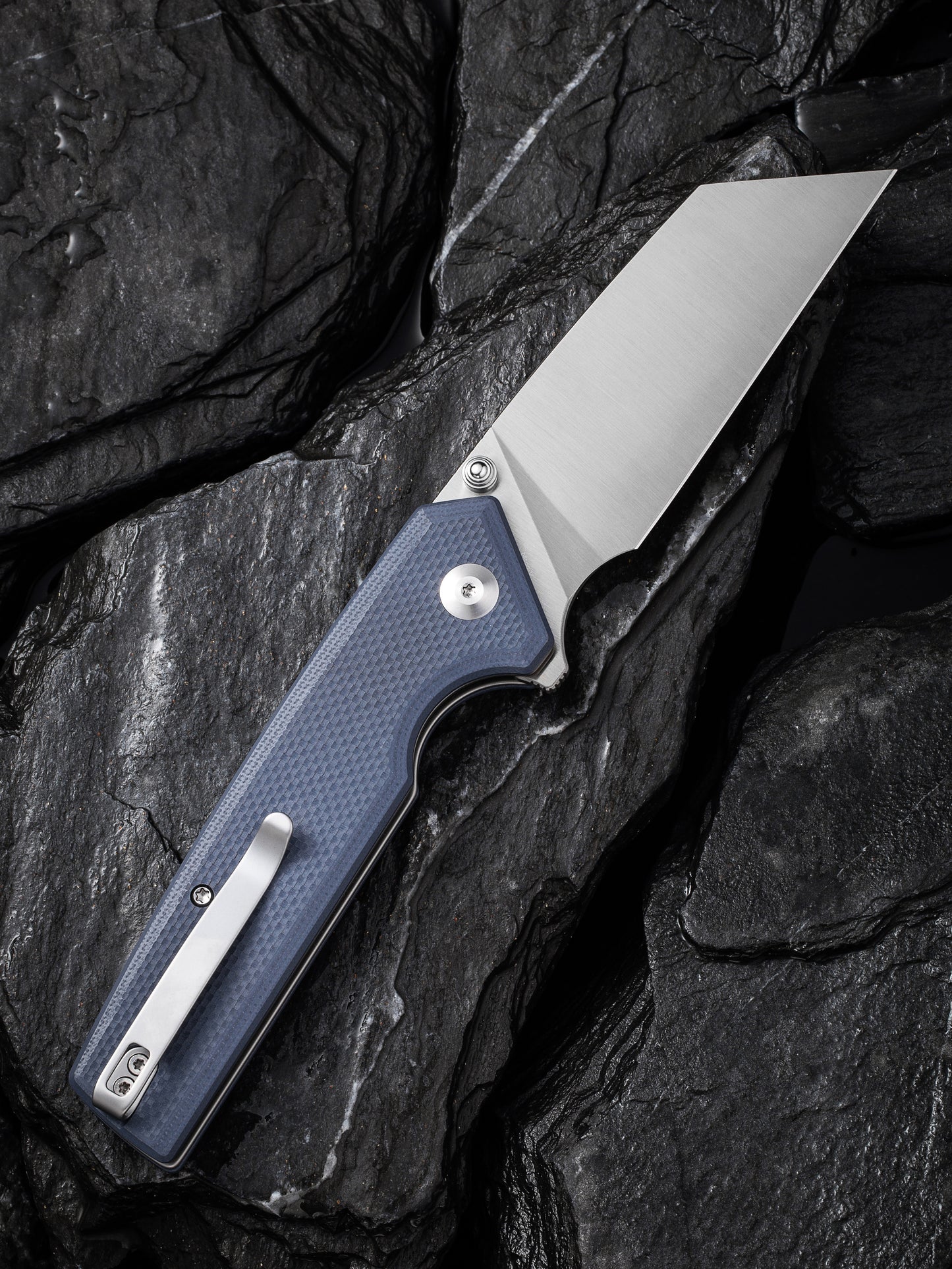 Civivi Amirite 3.48" Nitro-V Modified Wharncliffe Blue G10 Folding Knife C23028-1