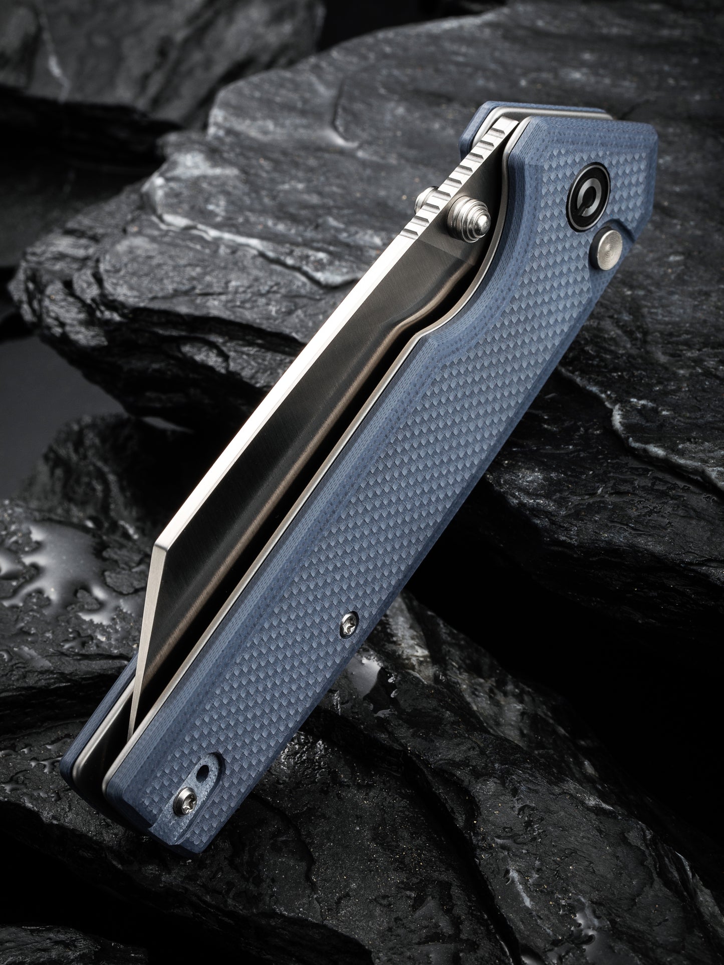 Civivi Amirite 3.48" Nitro-V Modified Wharncliffe Blue G10 Folding Knife C23028-1