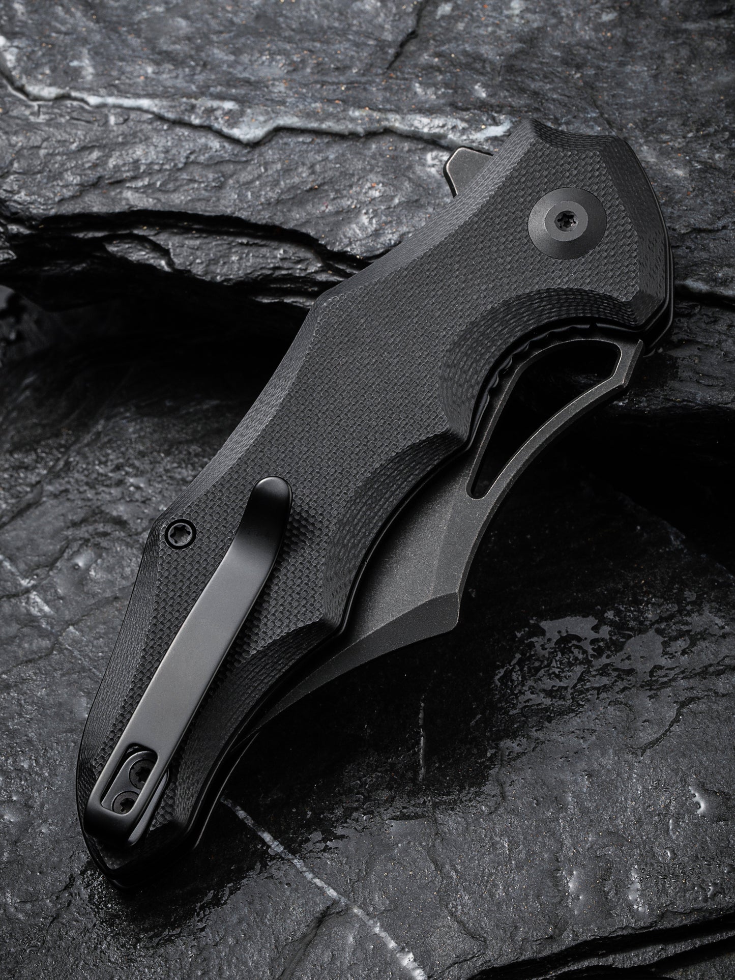 Civivi Chiro 3.1" Sandvik 14C28N Black G10 Folding Knife C23046-1
