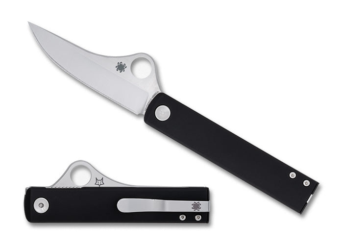 Spyderco Essenza 3.19" N690Co Aluminium Folding Knife by Riccardo Gobbato C272ALBKP