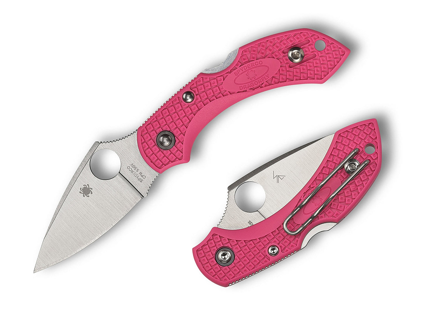 Spyderco Dragonfly 2 2.28" CPM S30V Pink FRN Folding Knife C28FPPNS30V2