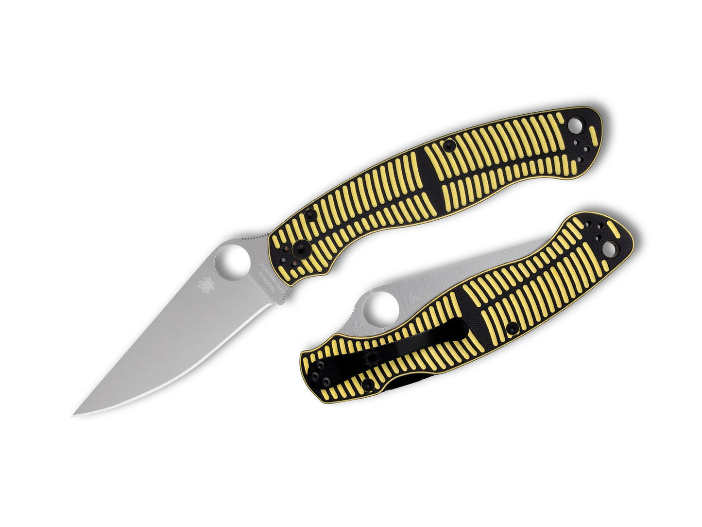 Spyderco Military 2 Salt 4" CPM Magnacut Yellow/Black G10 Folding Knife C36GBKYLMCP2