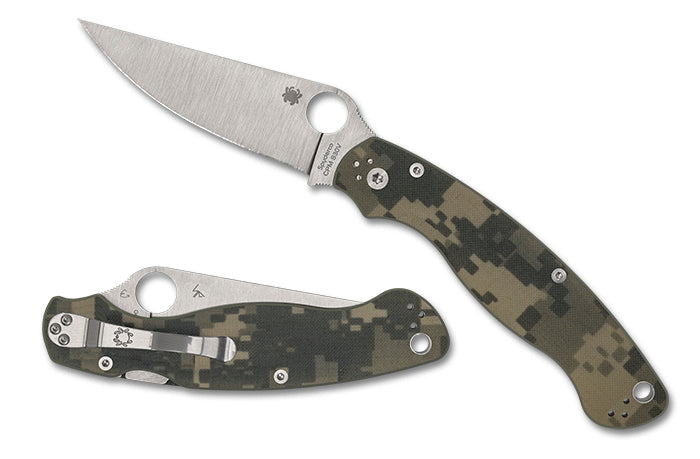 Spyderco Military 2 4" S30V Digital Camo G-10 Folding Knife C36GPCMO2