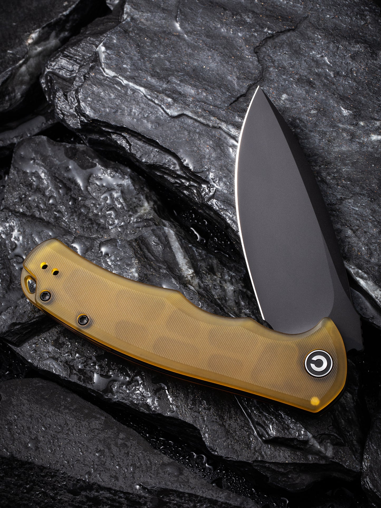 Civivi Praxis 3.75" 9Cr18MoV Black Bead Blasted Ultem Folding Knife C803M