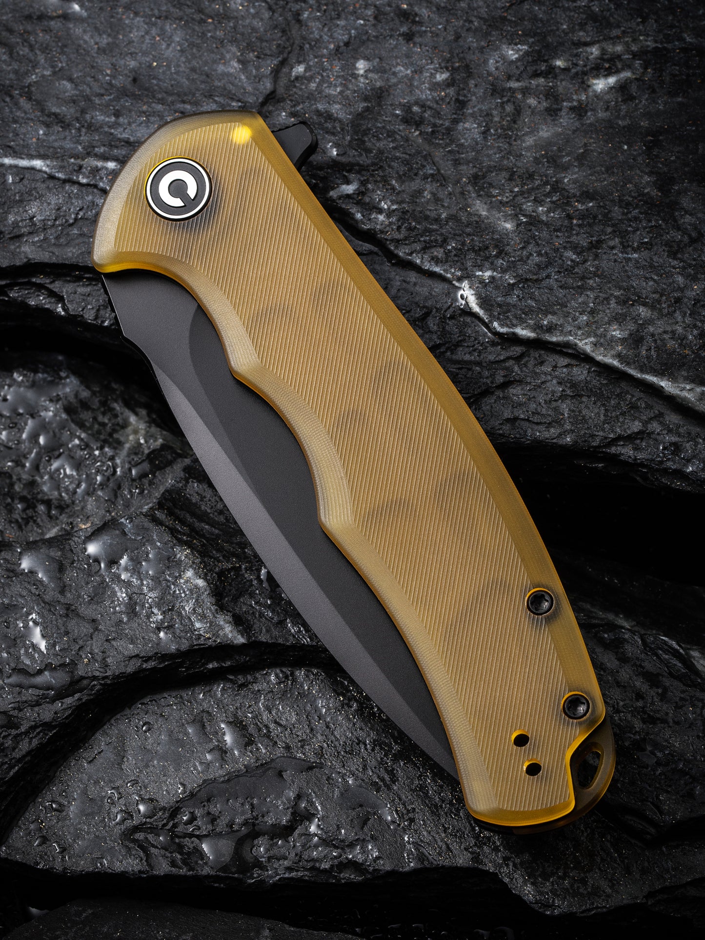Civivi Praxis 3.75" 9Cr18MoV Black Bead Blasted Ultem Folding Knife C803M