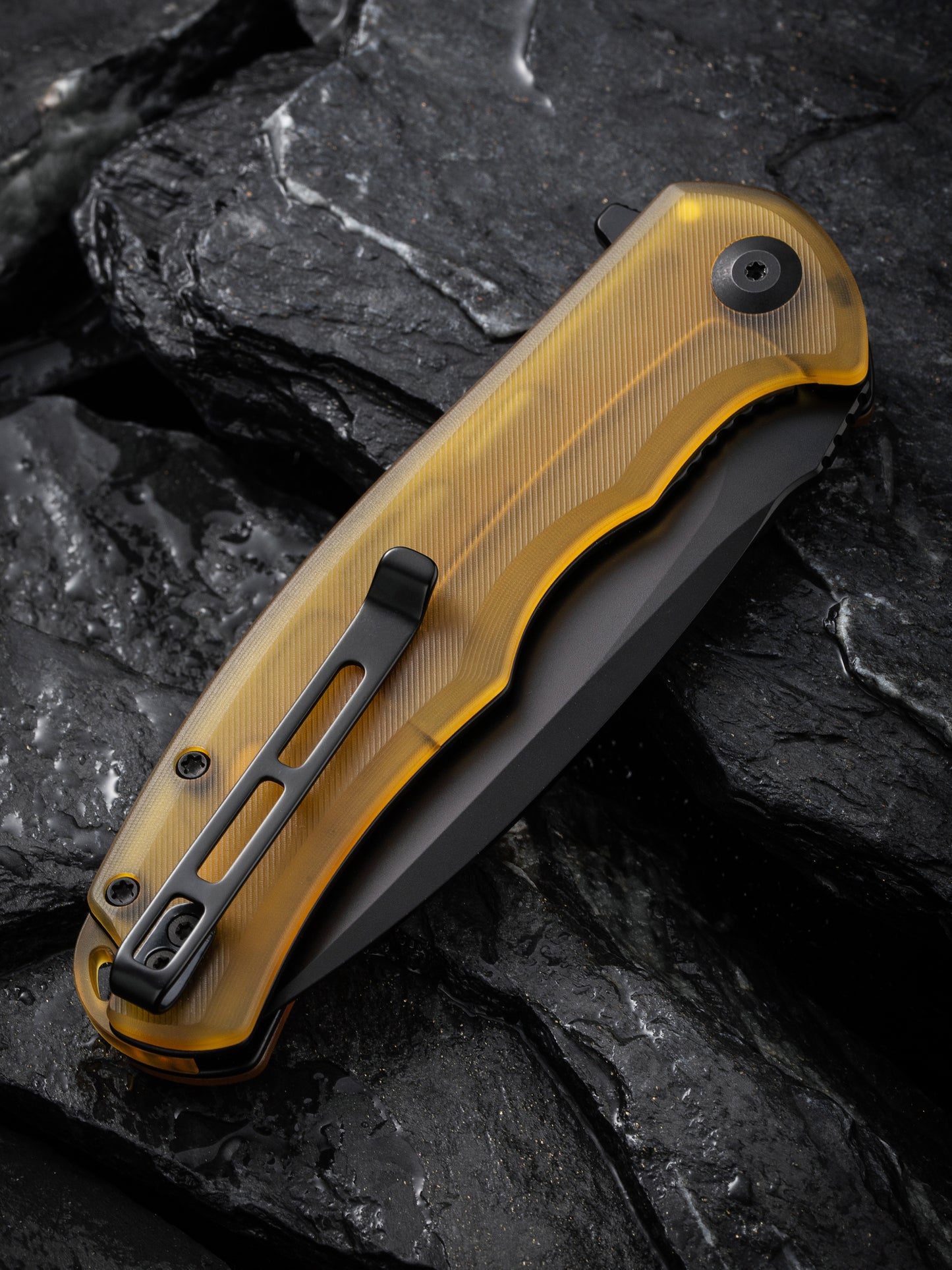 Civivi Praxis 3.75" 9Cr18MoV Black Bead Blasted Ultem Folding Knife C803M