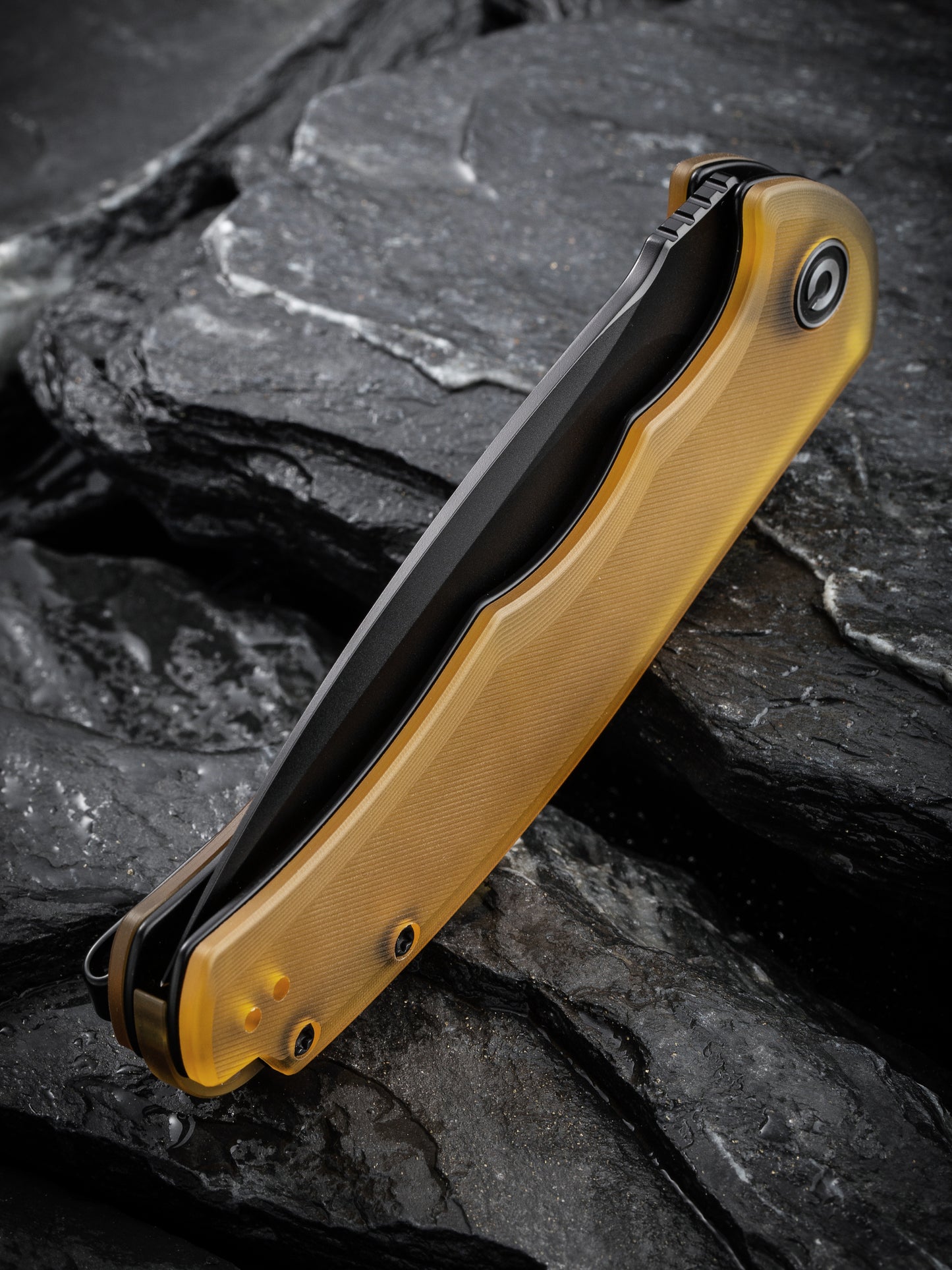Civivi Praxis 3.75" 9Cr18MoV Black Bead Blasted Ultem Folding Knife C803M