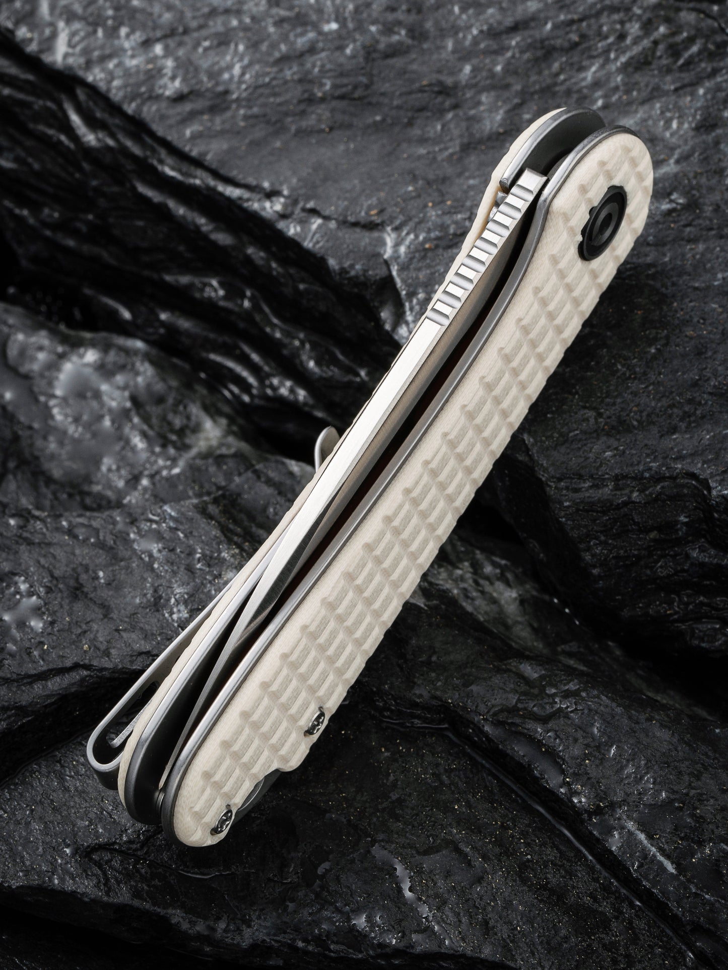 Civivi Elementum 2.96" D2 Frag Patterned Ivory G10 Folding Knife C907A-3