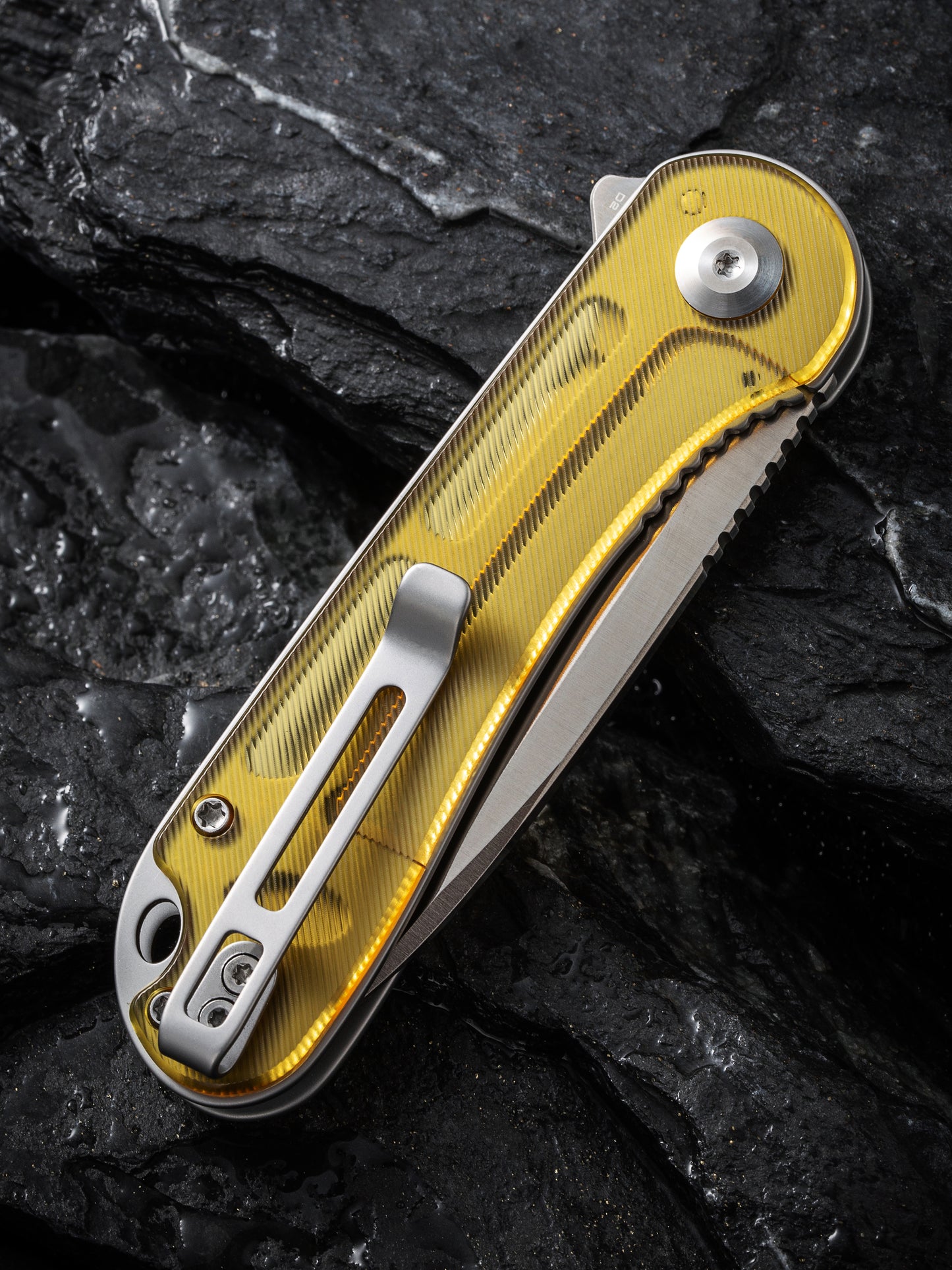 Civivi Elementum 2.96" D2 Polished Ultem Folding Knife C907A-4