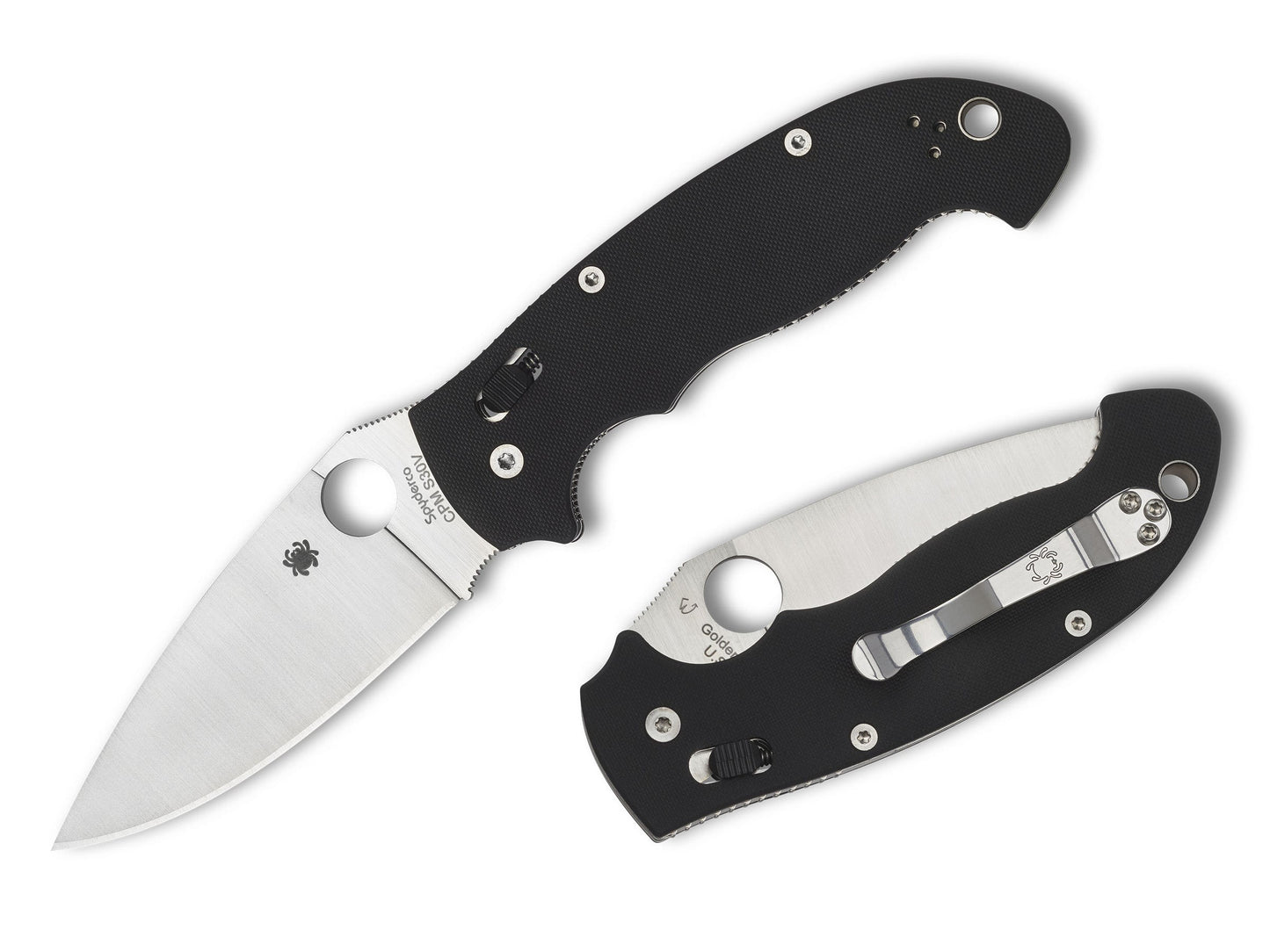 Spyderco Manix 2 XL 3.85" CPM S30V G-10 Folding Knife C95GP2