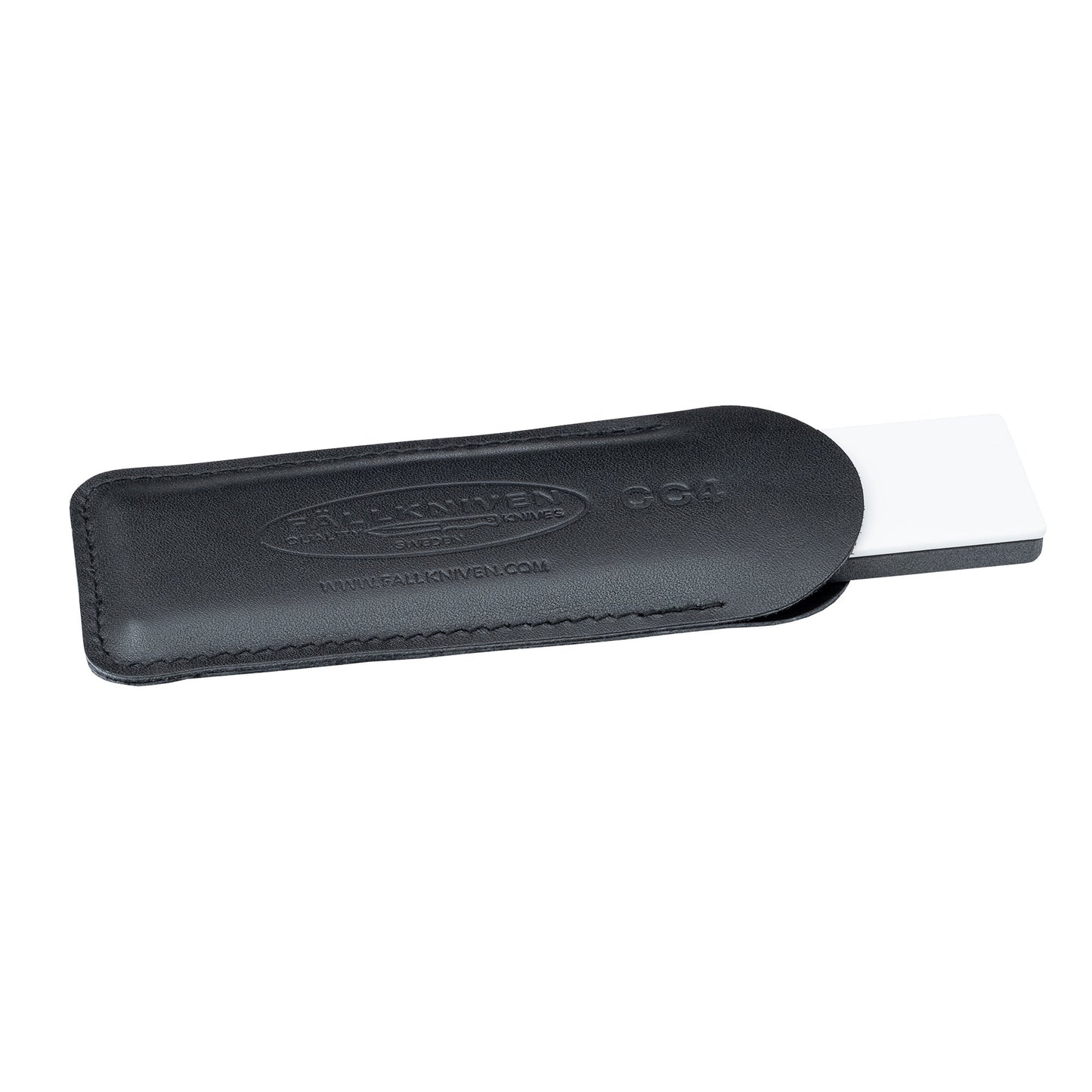 Fallkniven CC4 Super Fine Ceramic / Ceramic Whetstone 32x100mm with Leather Strop Pouch