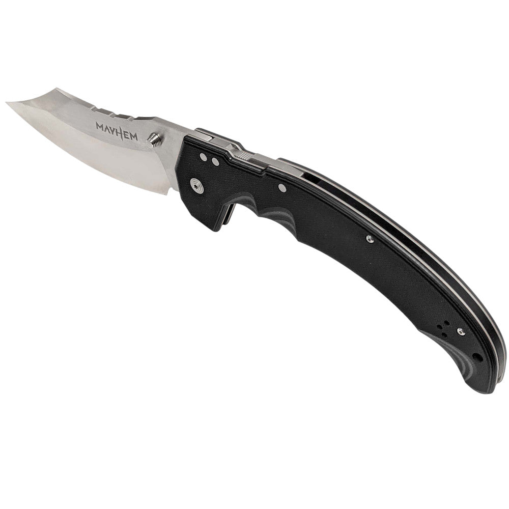 Cold Steel Mayhem 6" AUS-10A Atlas Lock G10 Cleaver Folding Knife FL-60DPLM