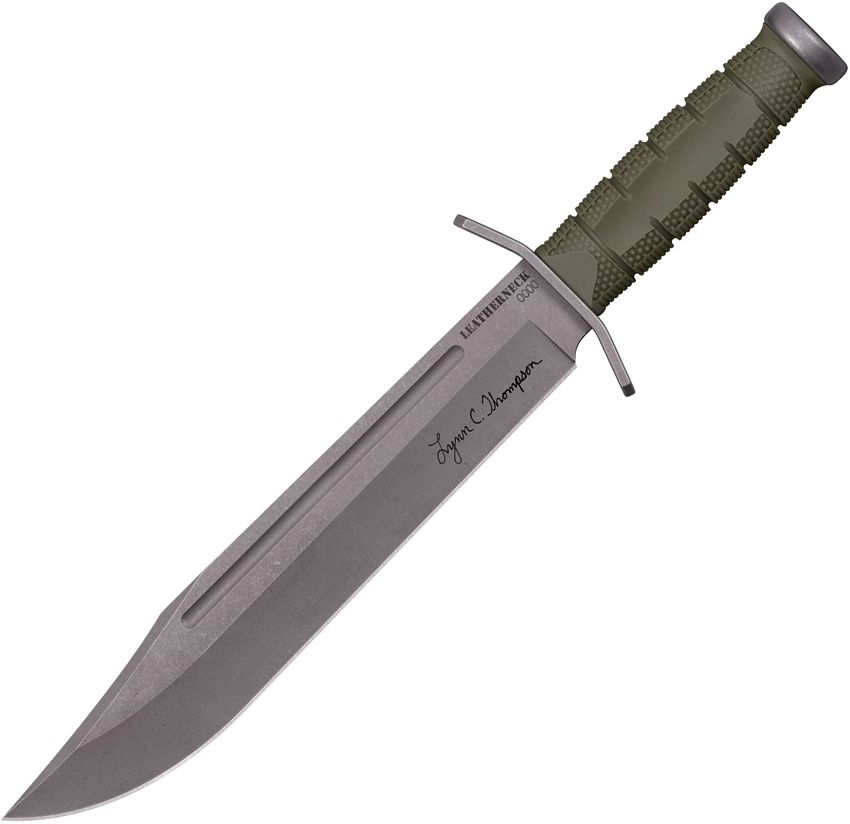 Cold Steel Leatherneck Bowie Lynn Thompson Limited Edition 10.5" D2 Fixed Blade Knife 39LSFCAA