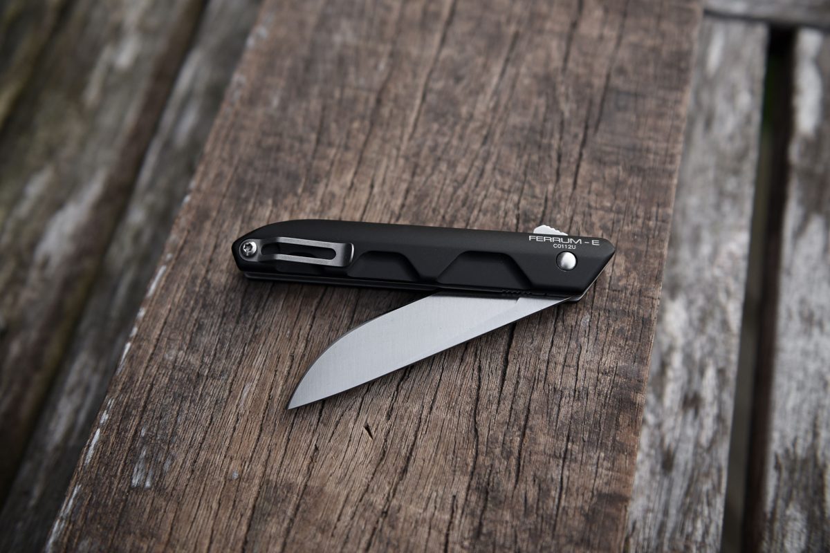 Extrema Ratio Ferrum E Black 2.95" N690 Folding Knife